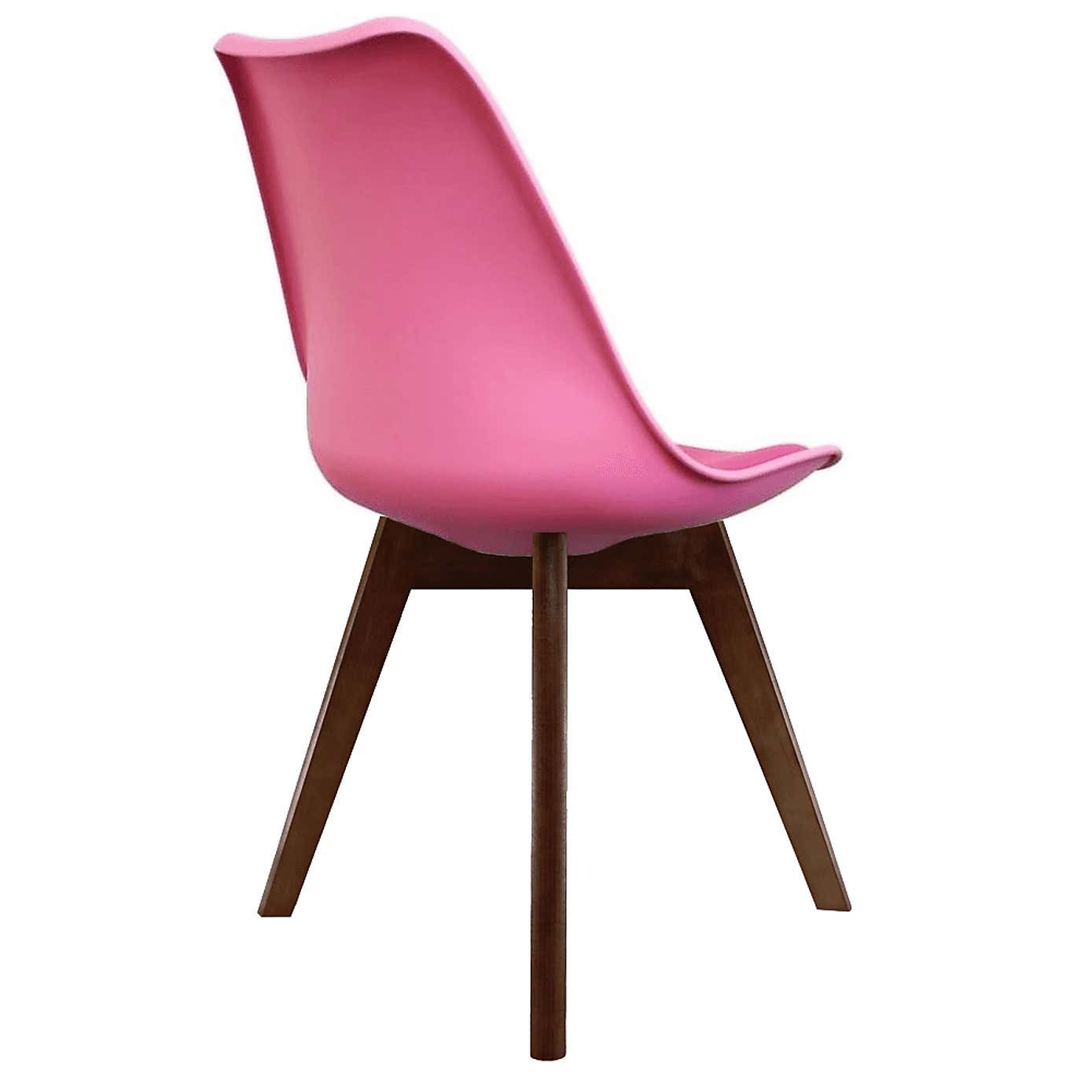 Fusion Living Soho Plastic Dining Chair with Squared Legs