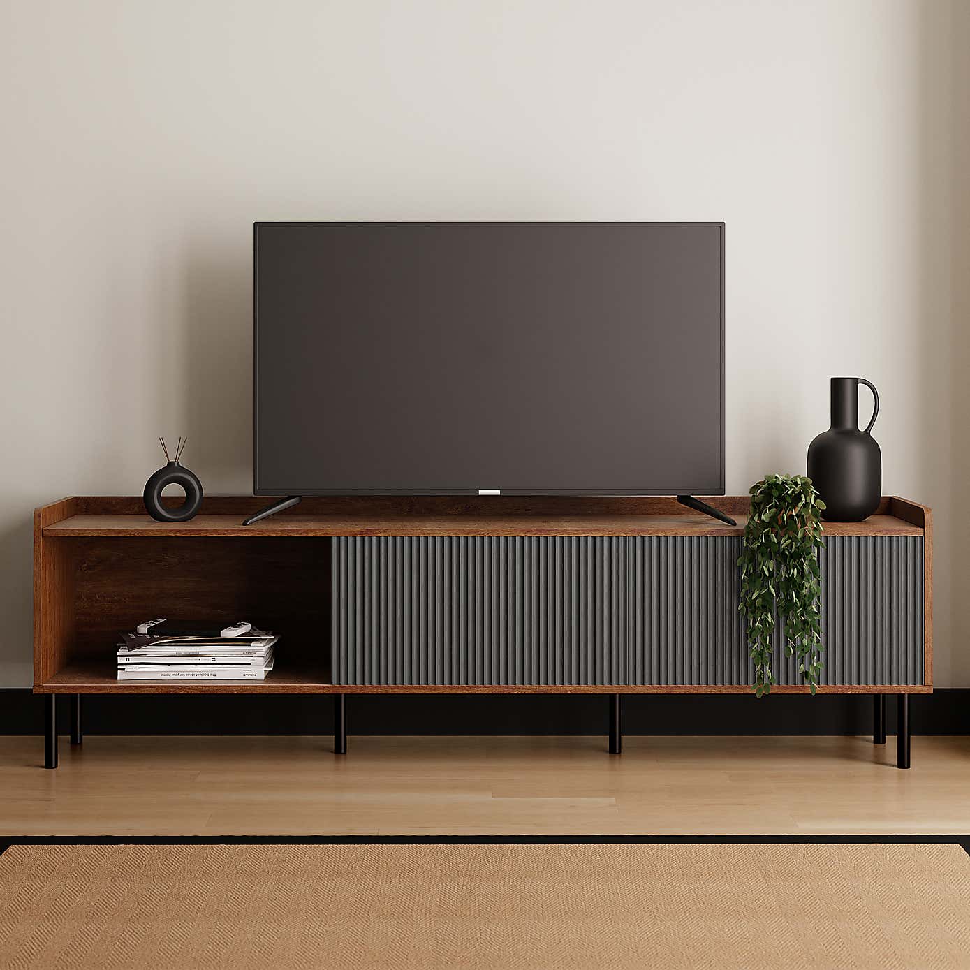 Georgi Extra Wide TV Unit Black
