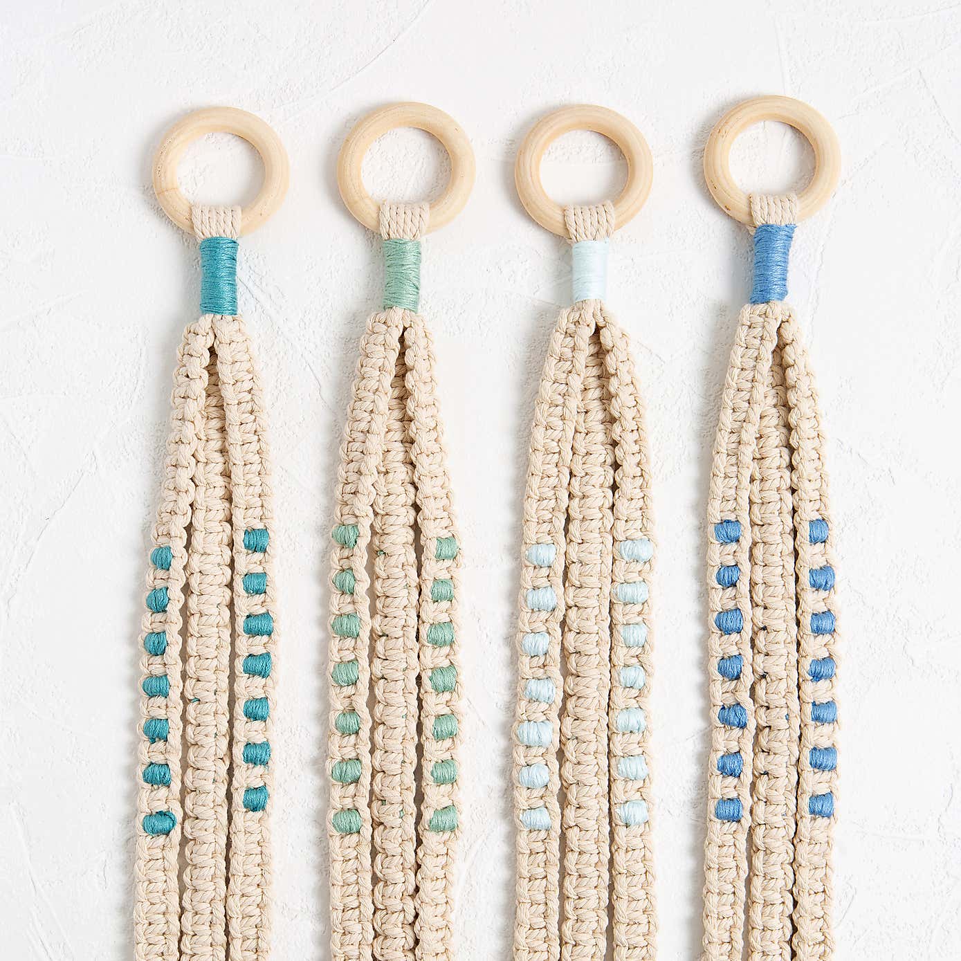 Wool Couture Two Sisters Plant Hanger Macrame Kit