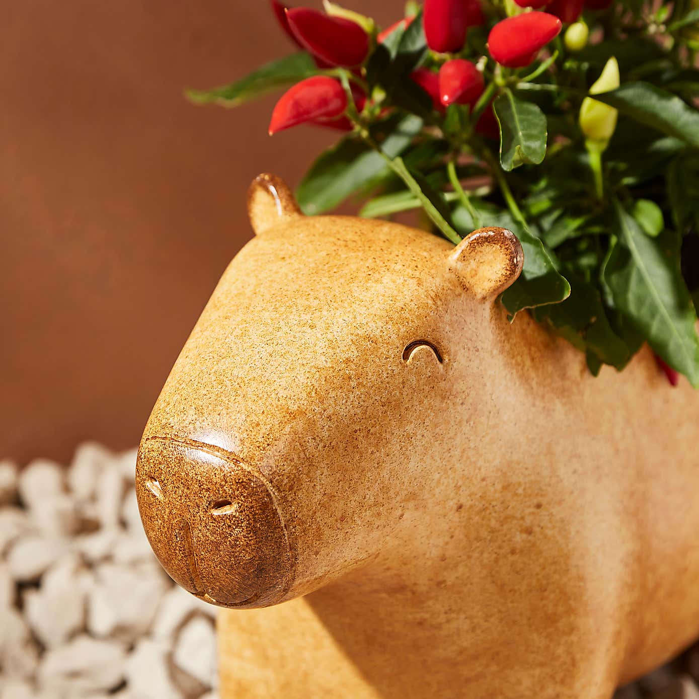 Resin Capybara Plant Pot