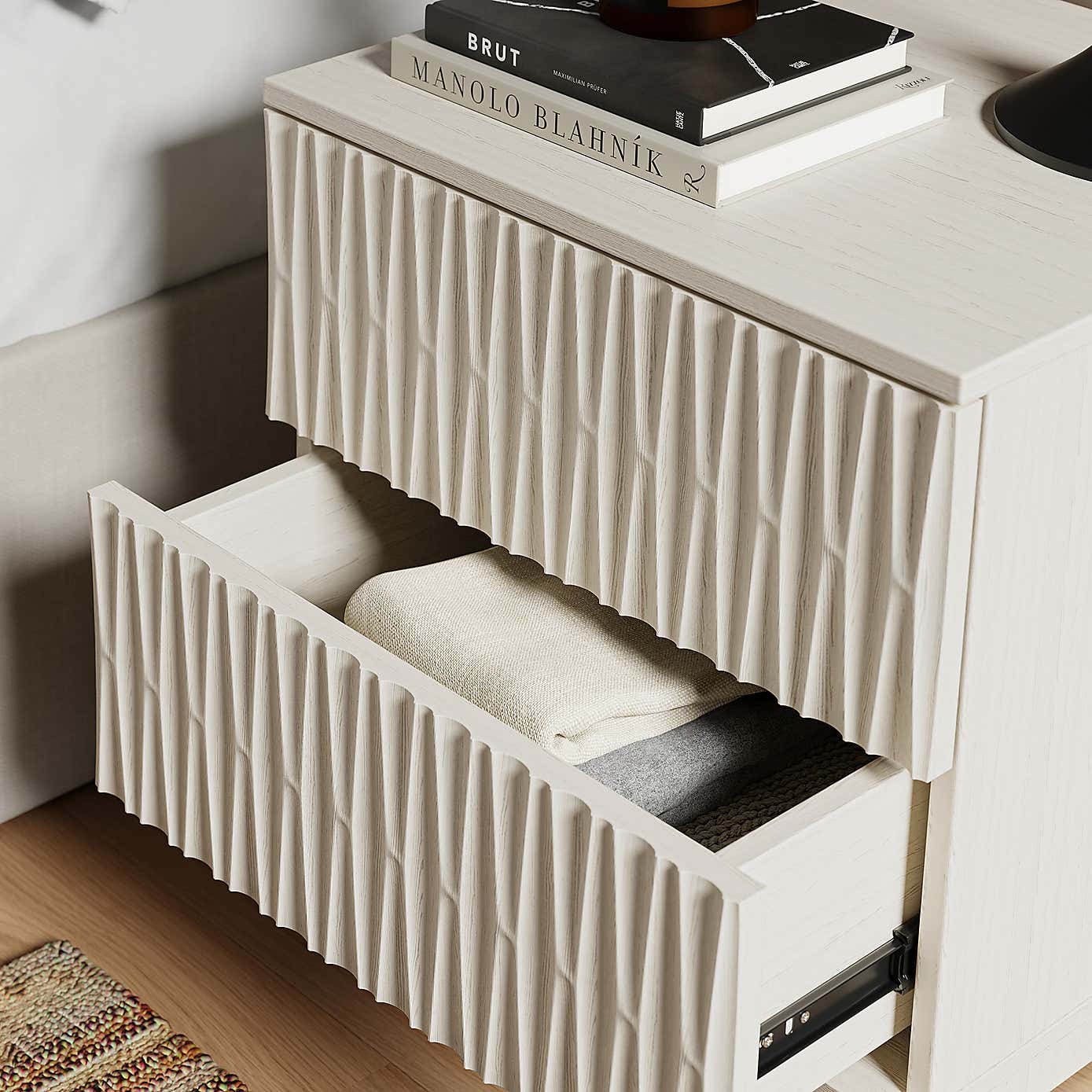 Inga 2 Drawer Bedside Table