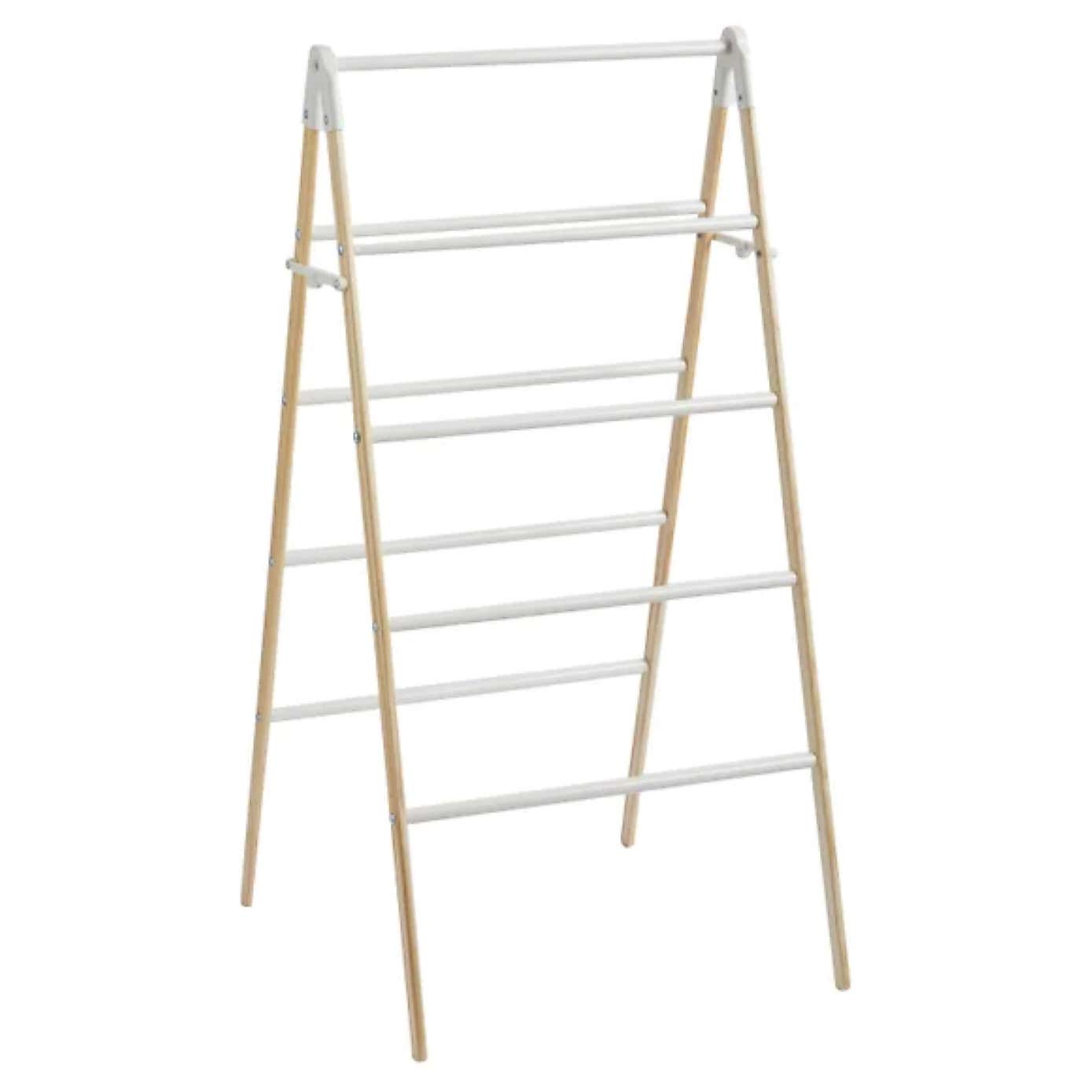 Indoor Pine Wood Ladder Airer