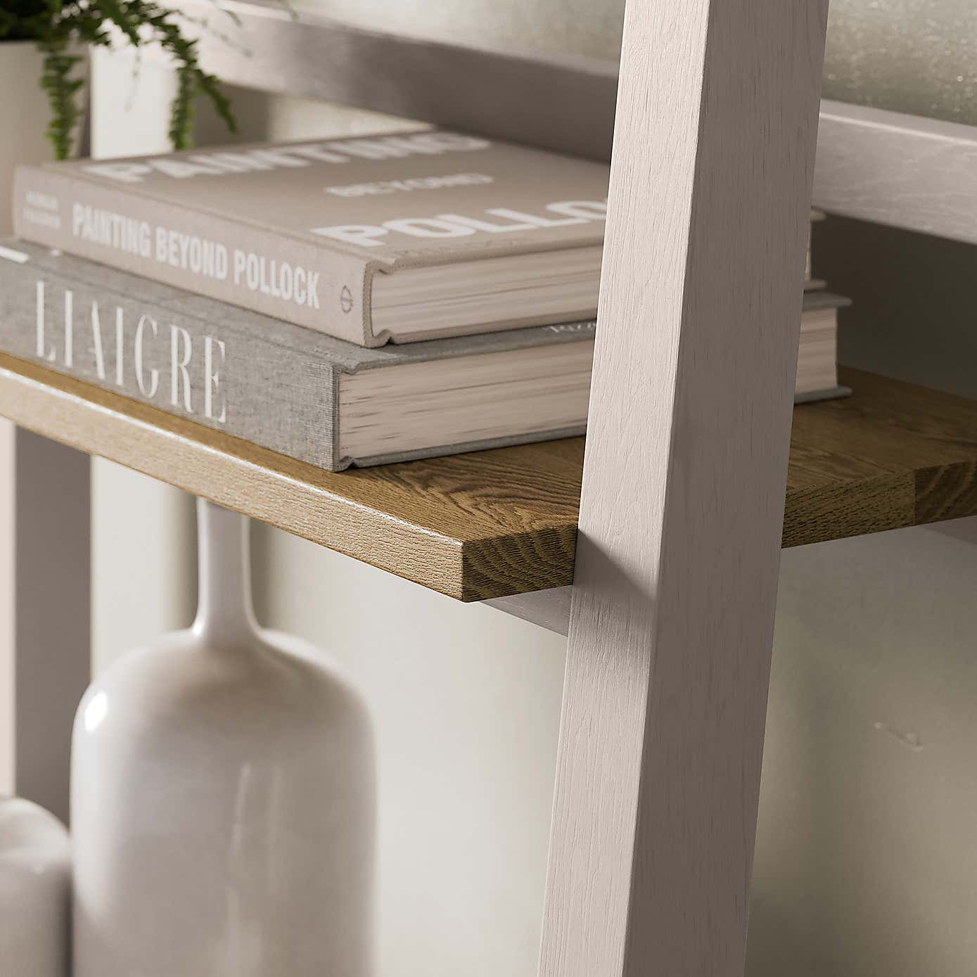 Olney Storage Ladder Shelf Stone