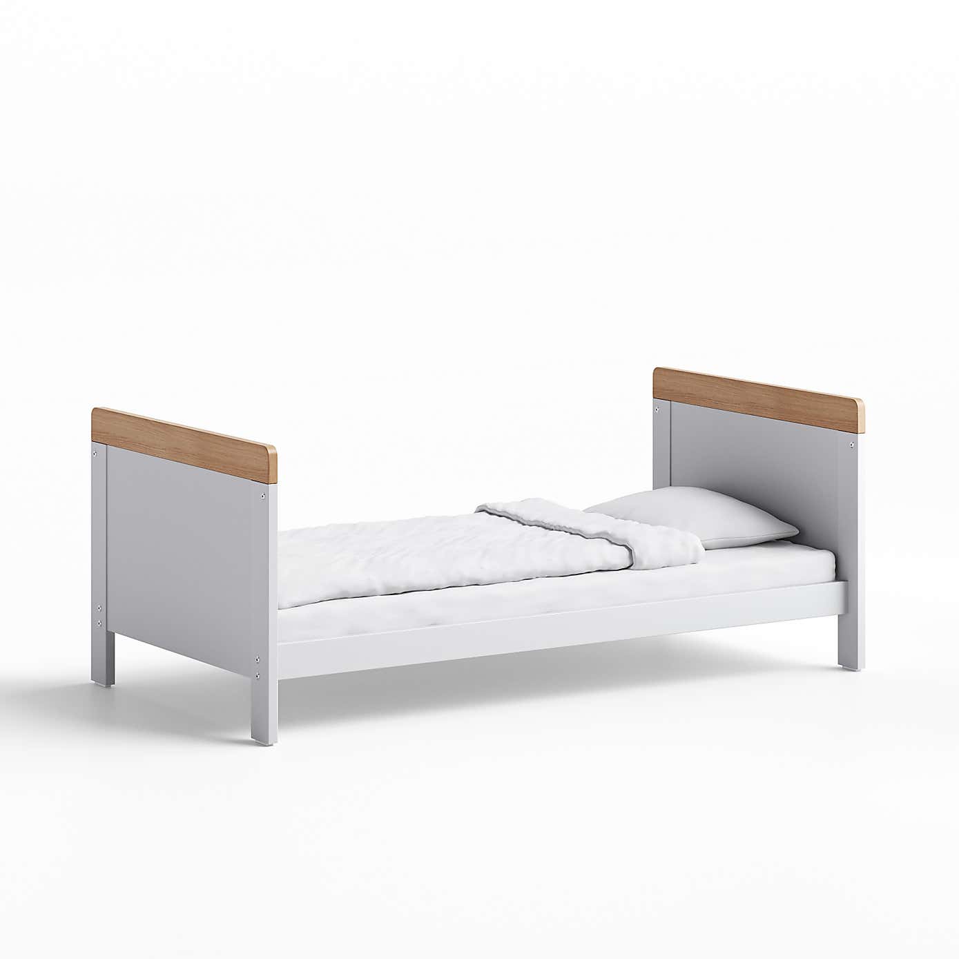 Little Acorns Classic Oak Effect Cot Bed