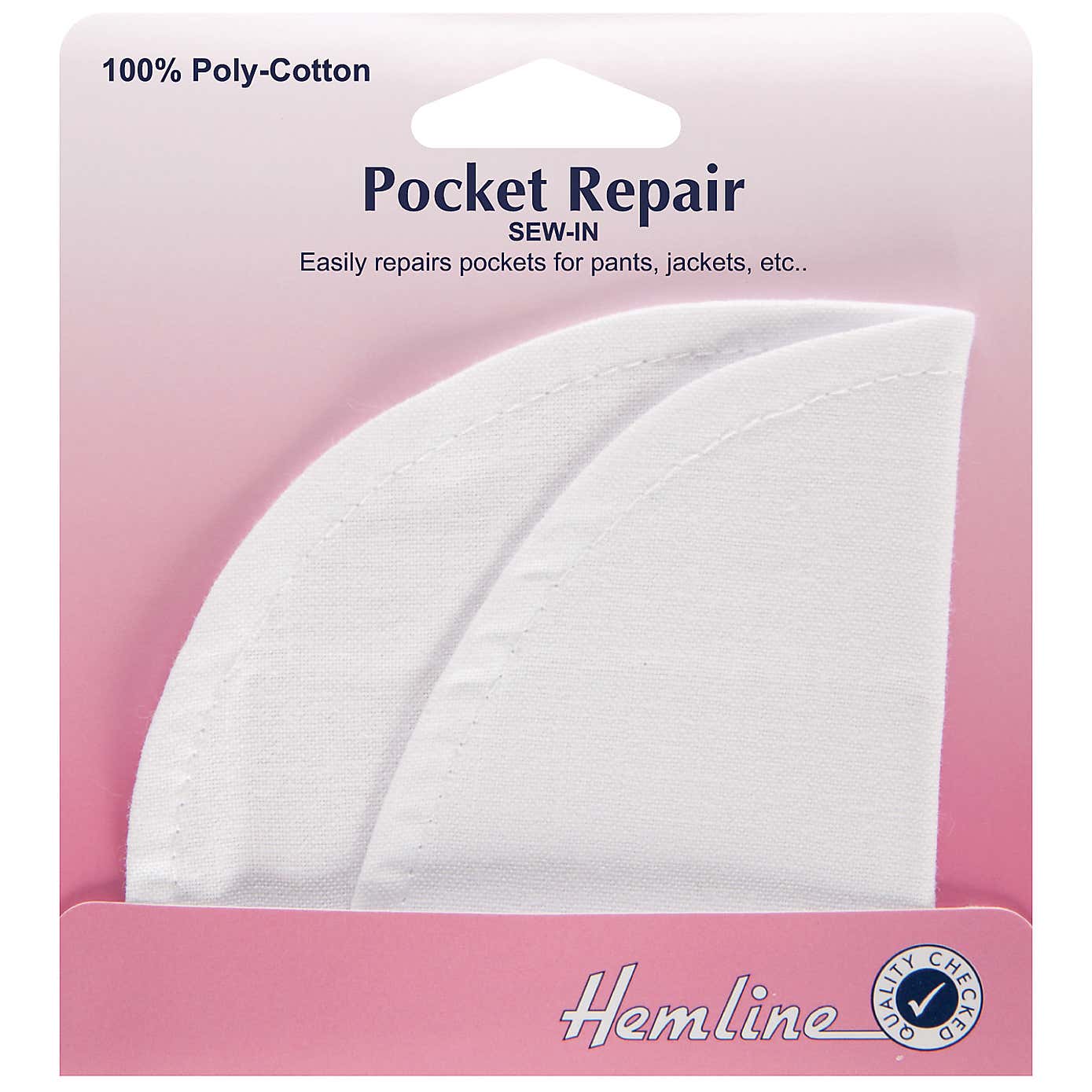 Hemline Pocket Repair Sew-In Patches
