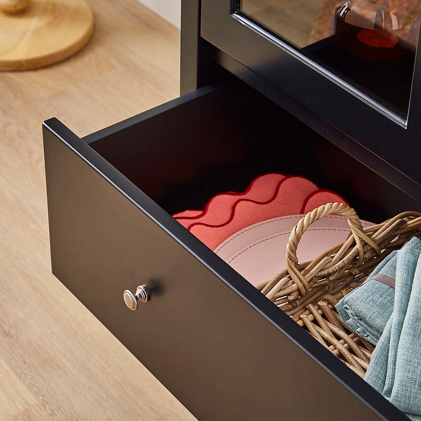 Beatrice Striped Tall Cabinet