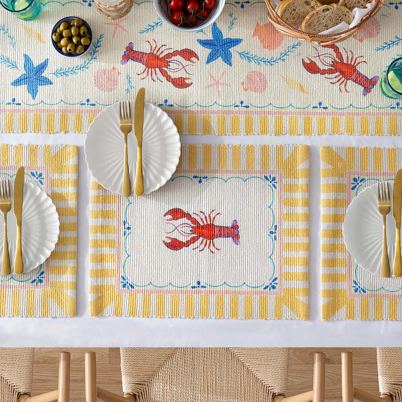 furn. Brunch Stripes Table Runner