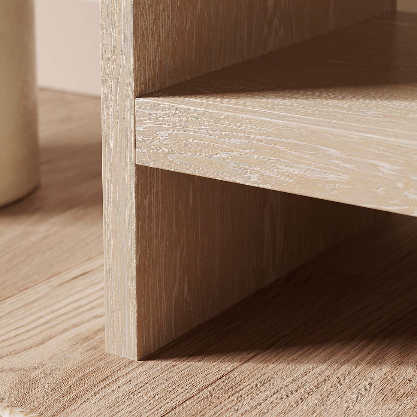 Bennett 1 Drawer Bedside Table, Light Oak