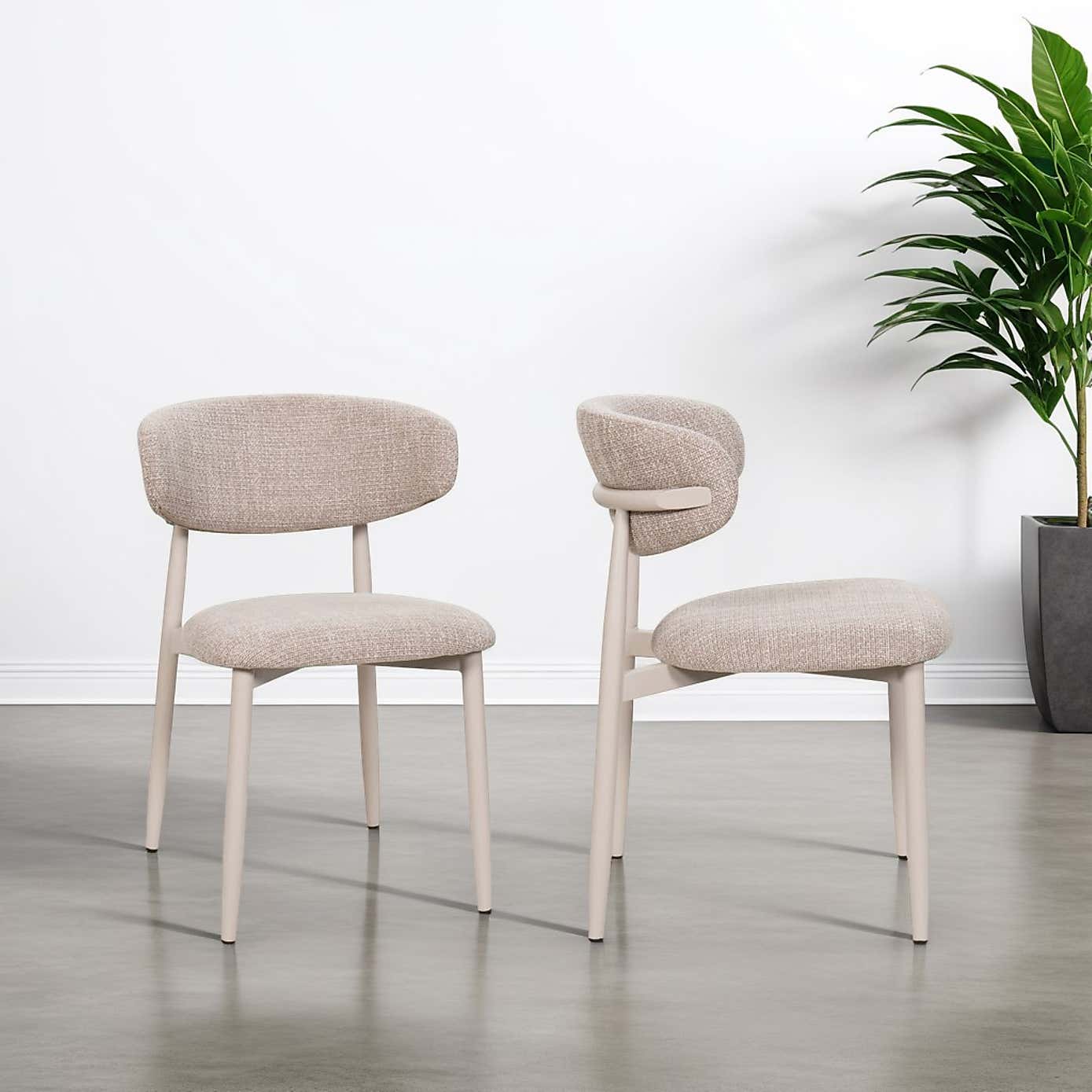 Indus Valley Set of 2 Cleo Dining Chairs