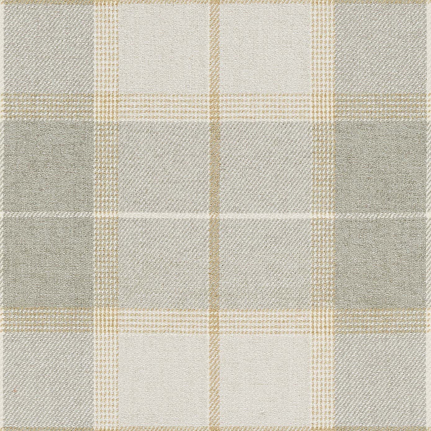 Oswald Check Armchair, Natural Grey