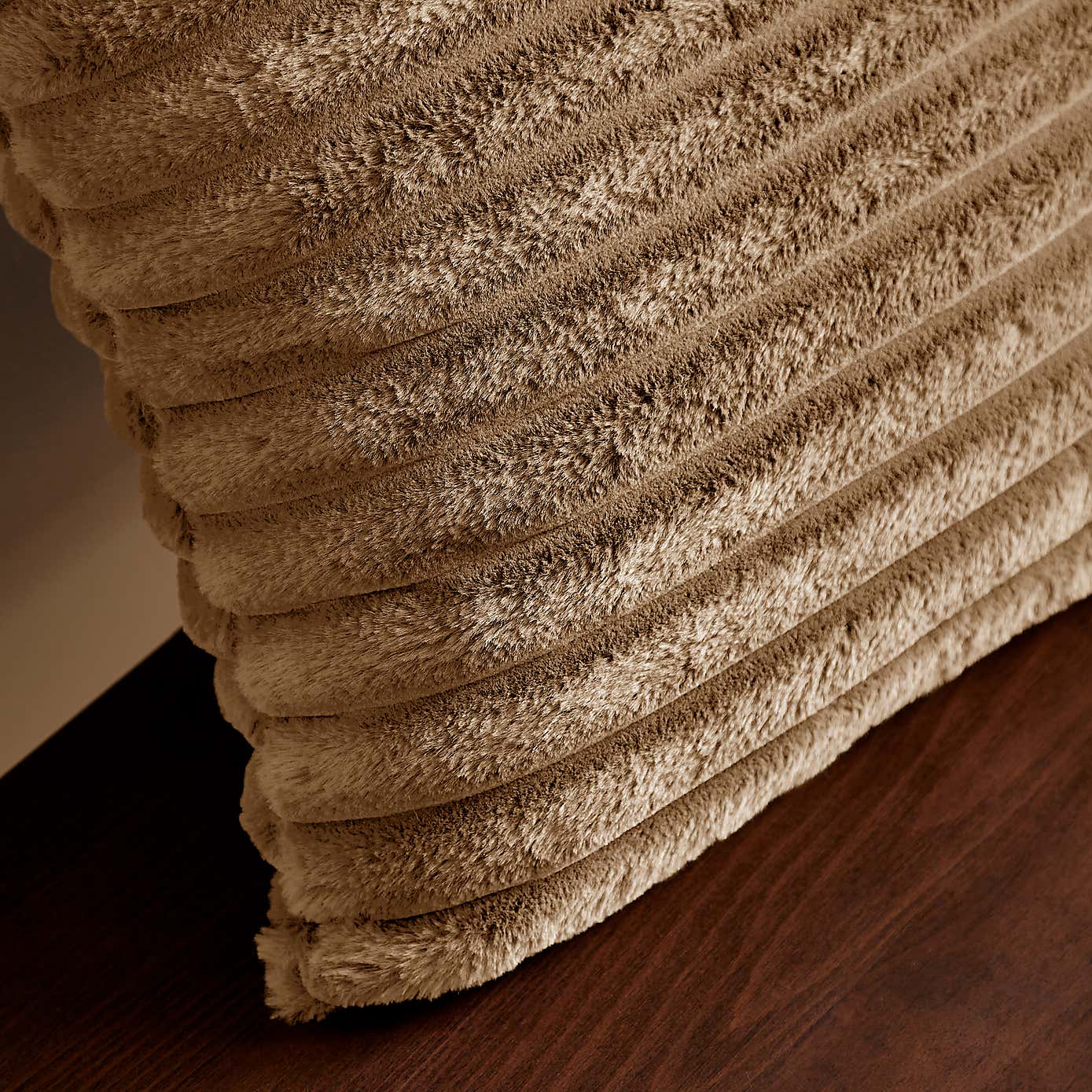 Catherine Lansfield Cosy Ribbed Square Cushion