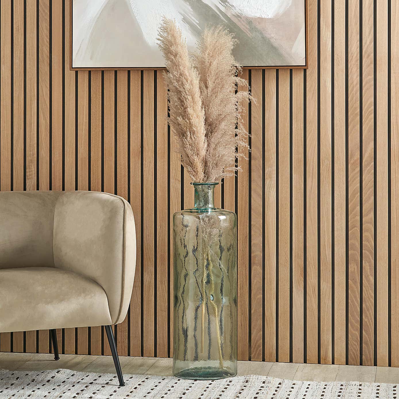 Clear Glass Bottle Vase