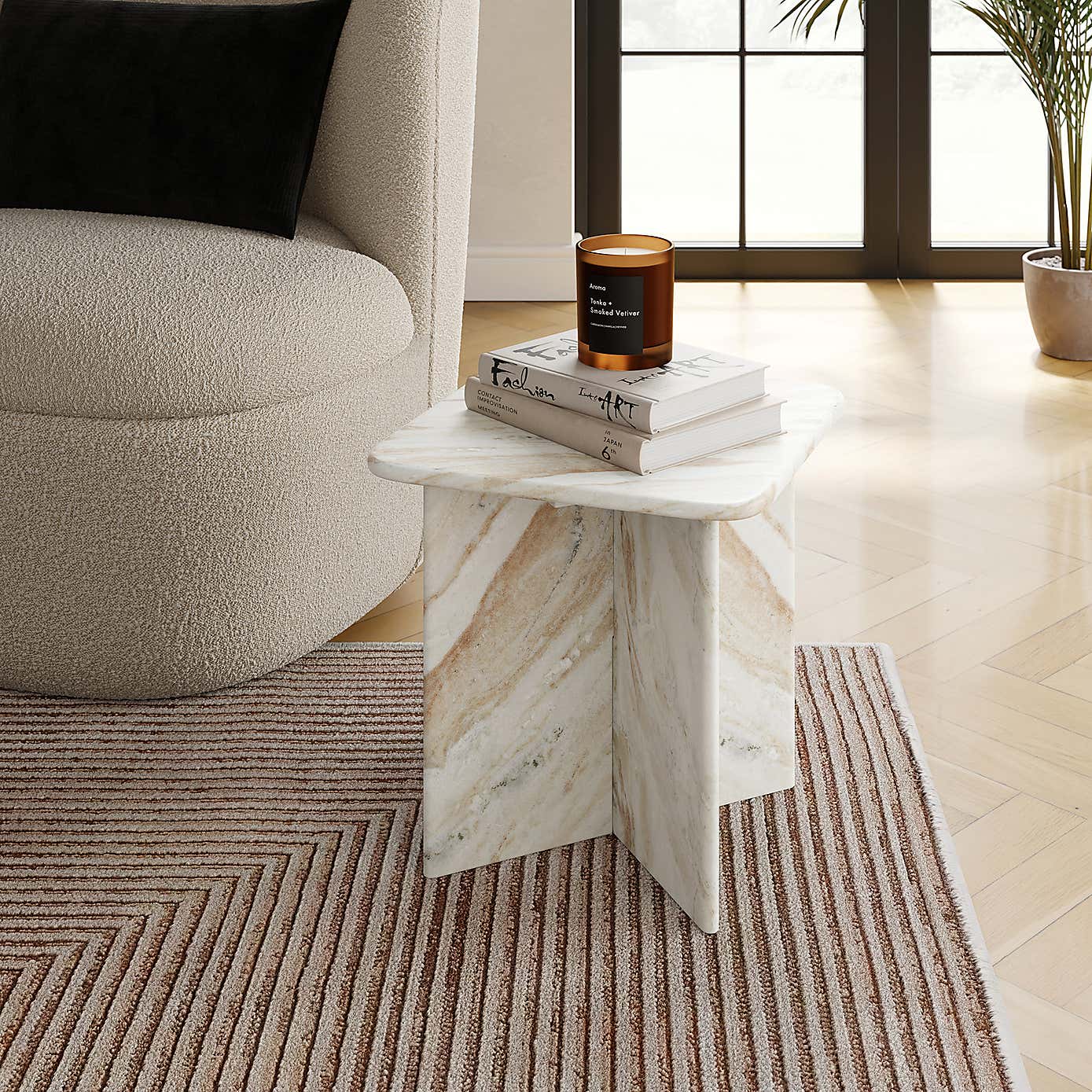 Lana Marble Small Side Table