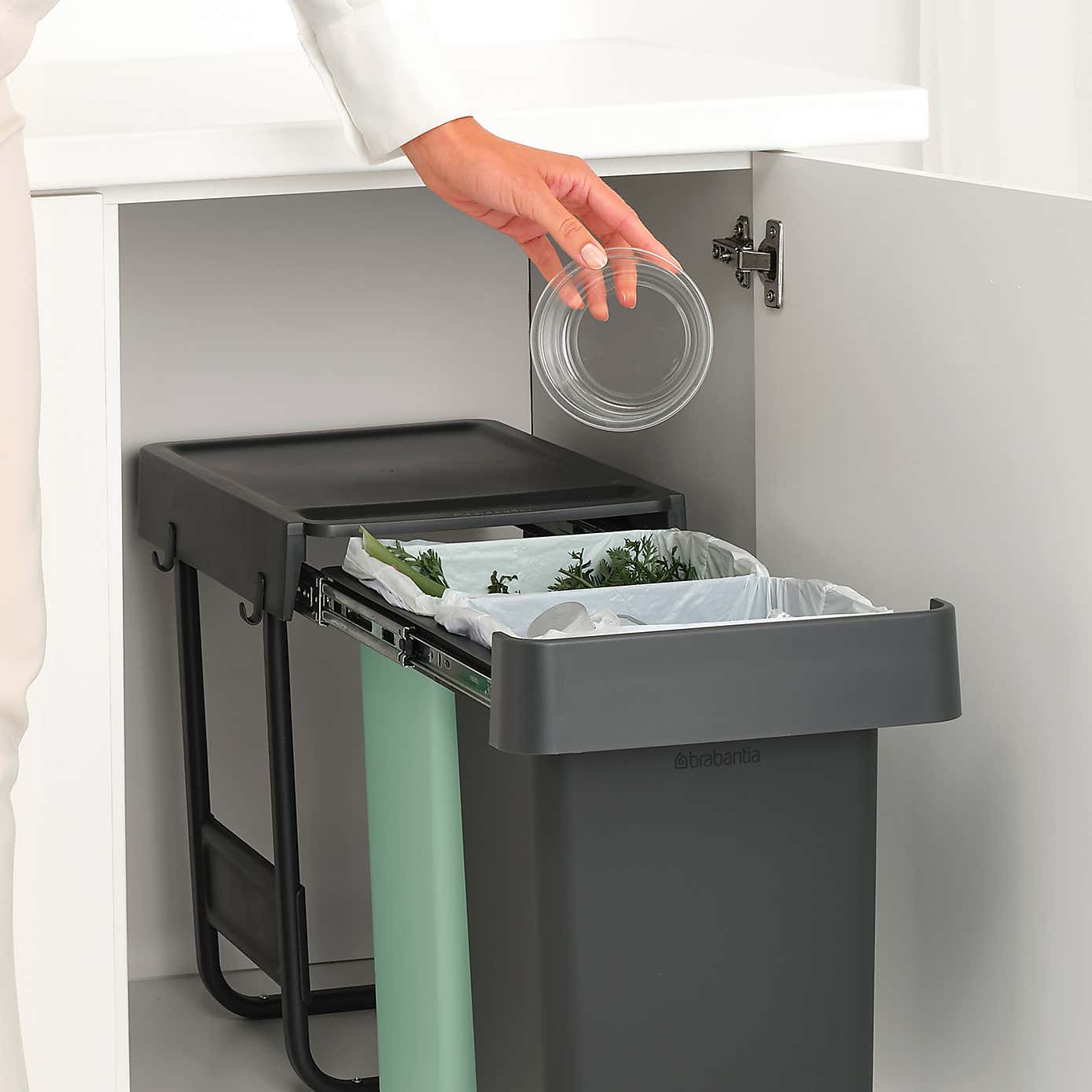 Brabantia Sort and Go 2 Sections 2 x 15L Bin