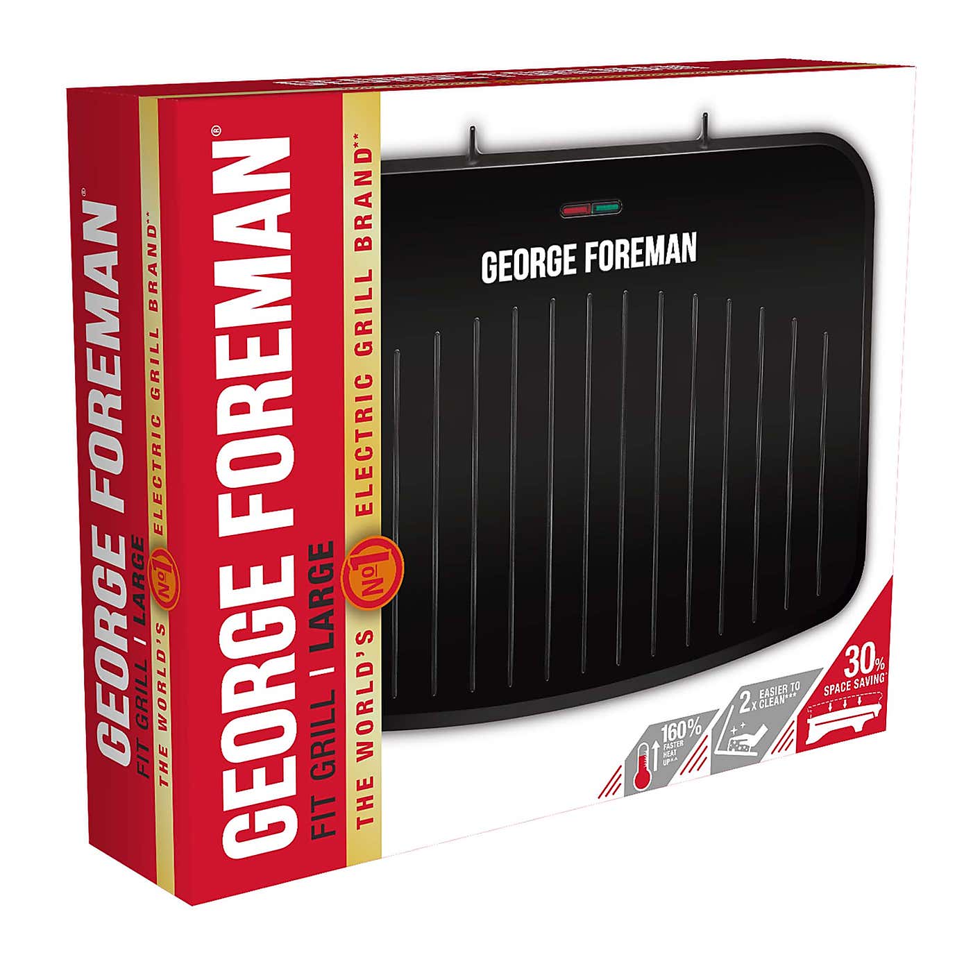 George Foreman Black Large Fit Grill