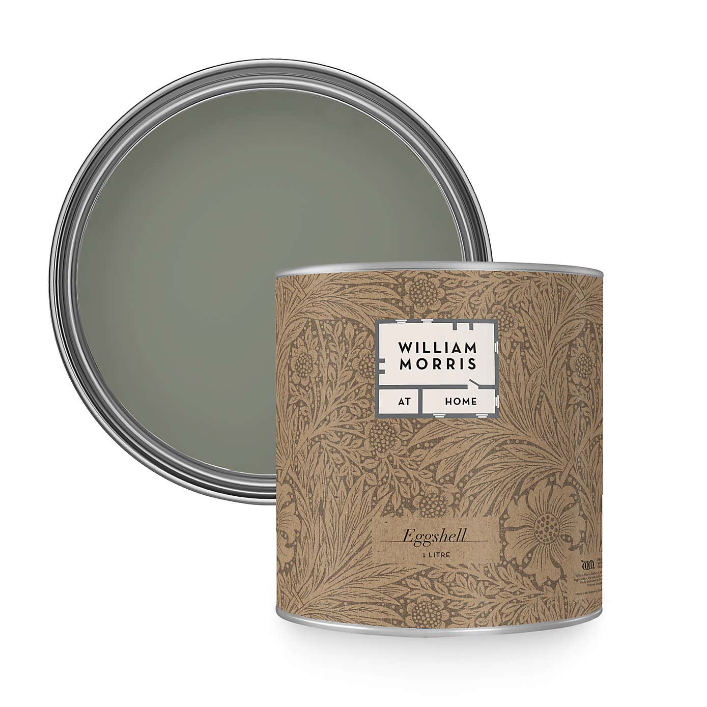 William Morris At Home Potted Sage Eggshell Paint