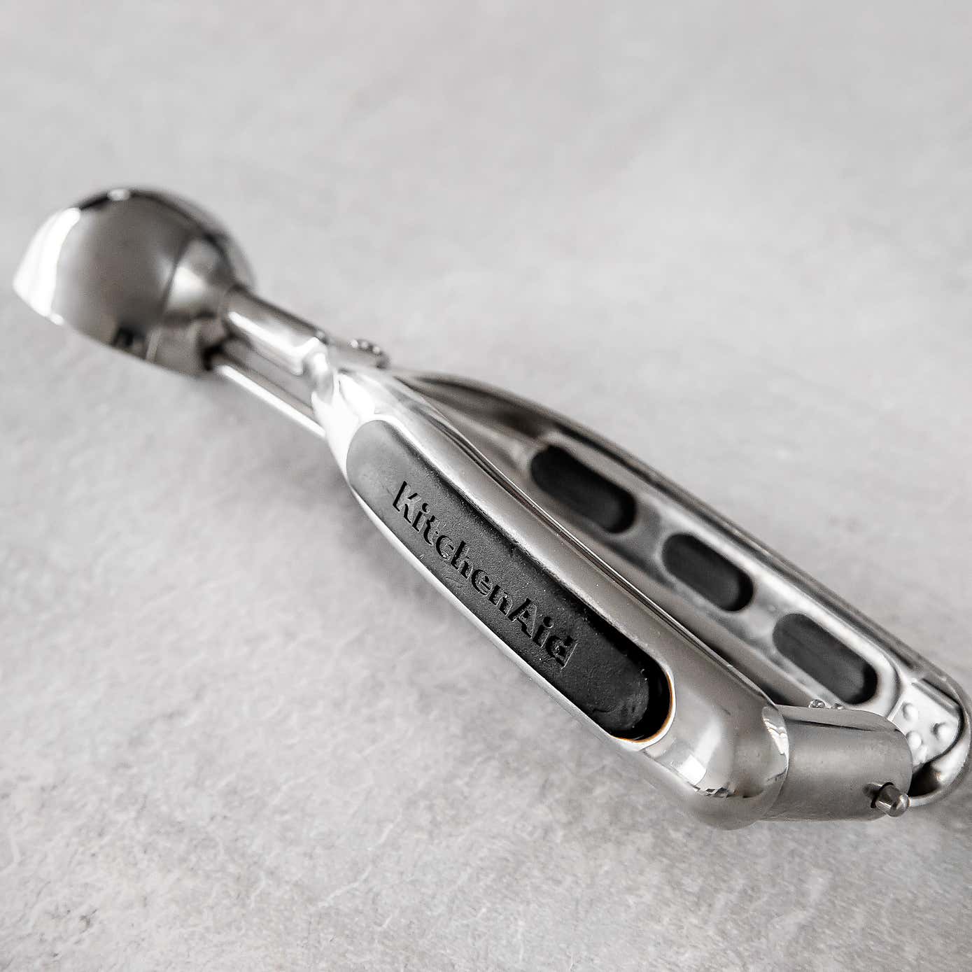 KitchenAid Stainless Steel Ice Cream Scoop with Trigger