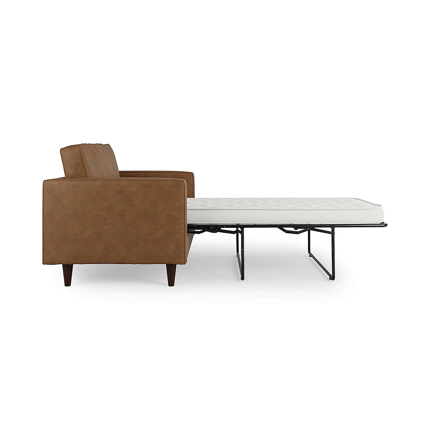 Zoe Faux Leather Snuggle Single Sofa Bed