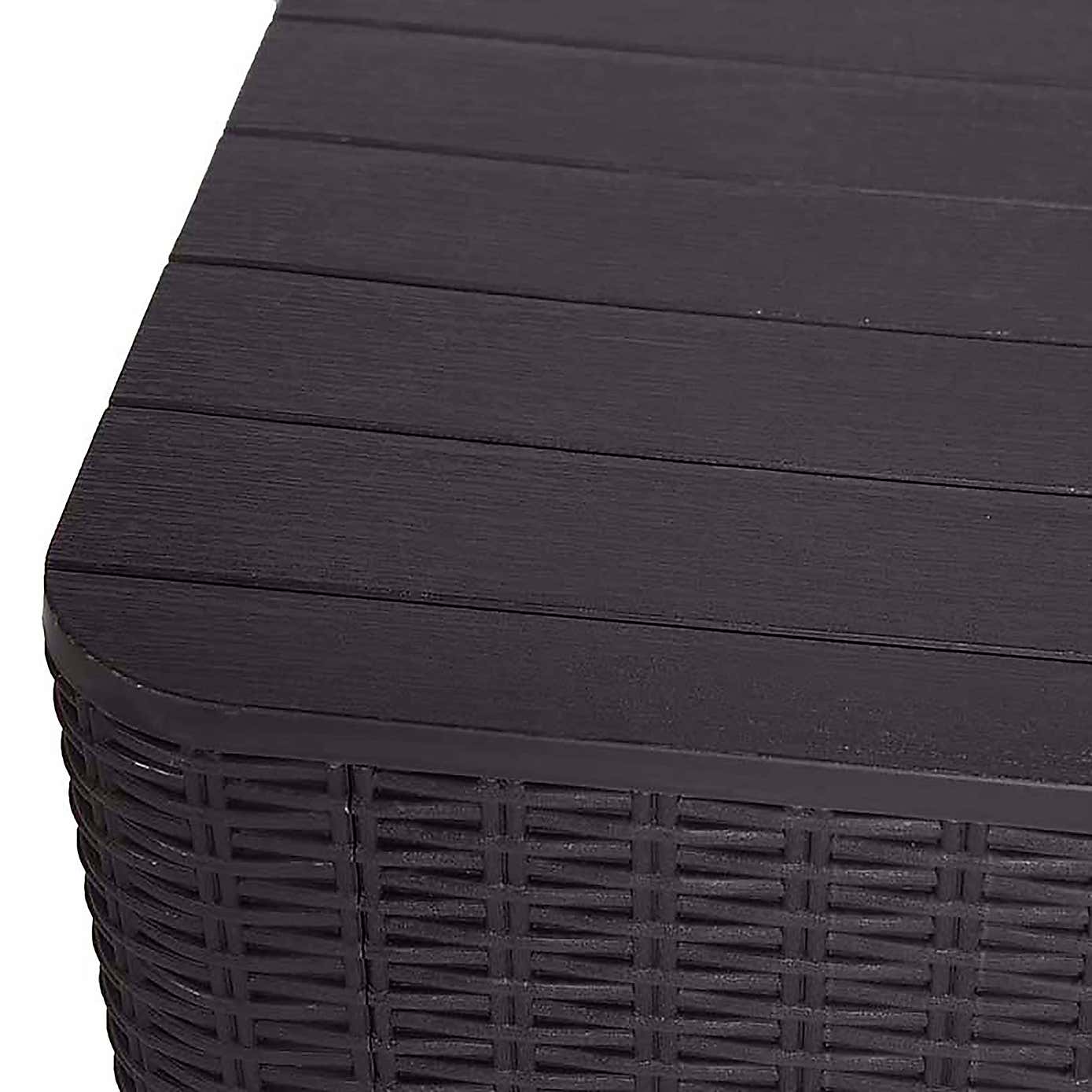 Faro 2 Seater Black Bistro Set