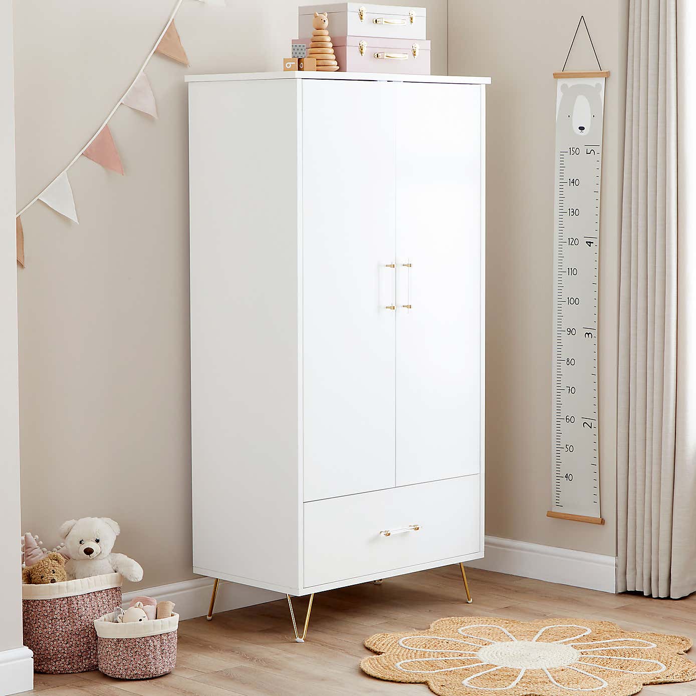 Kimi Acrylic Nursery Wardrobe