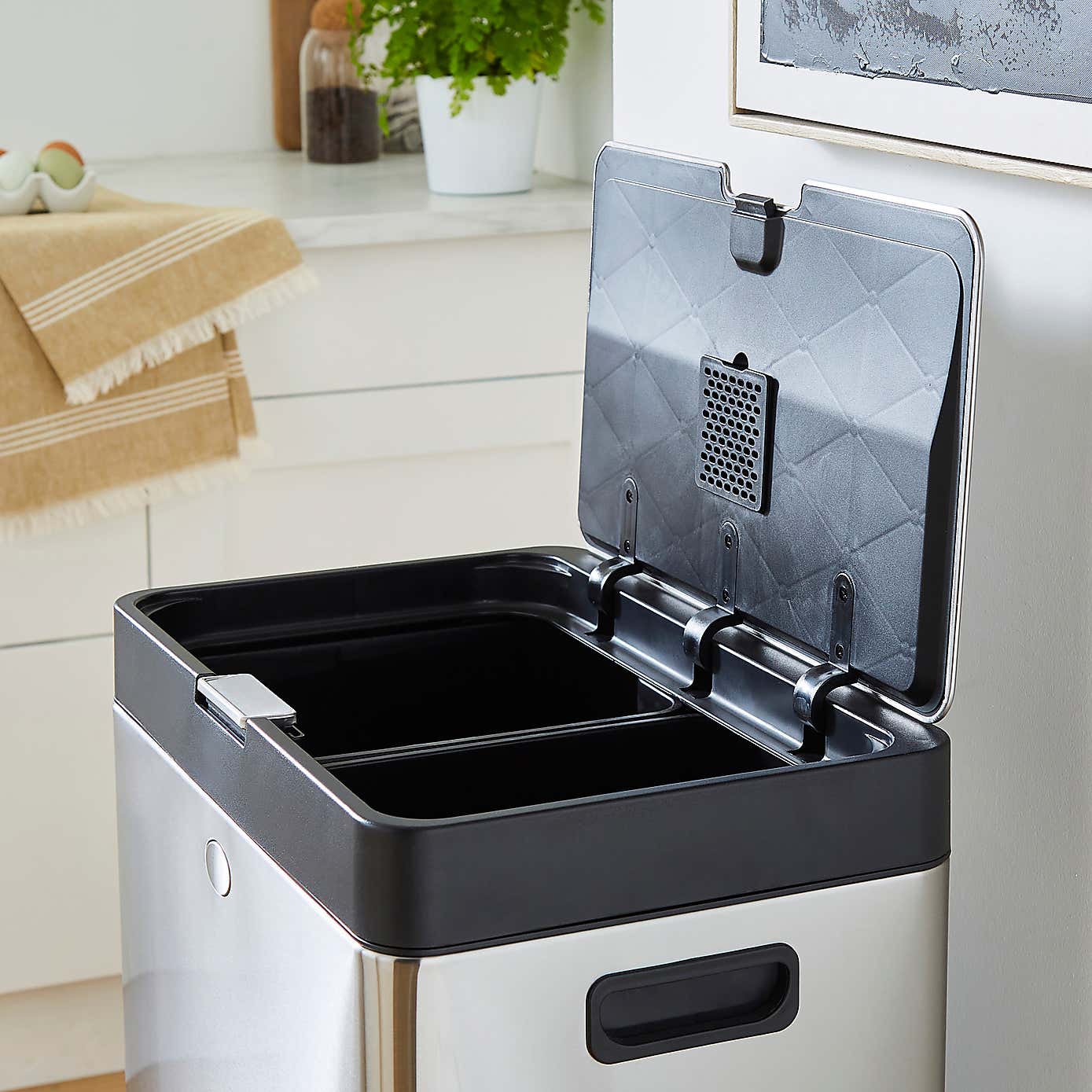57 Litre Stainless Steel Pedal Bin