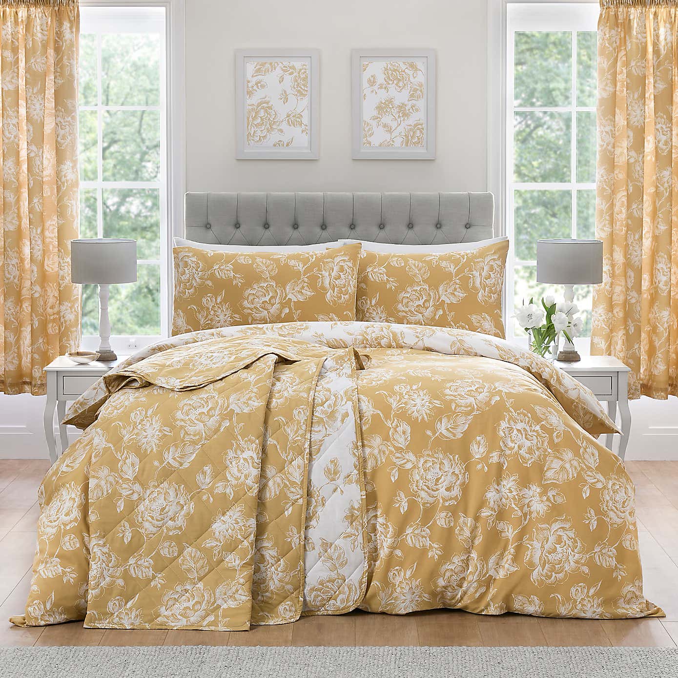 Mishka Polycotton Duvet Cover & Pillowcase Set