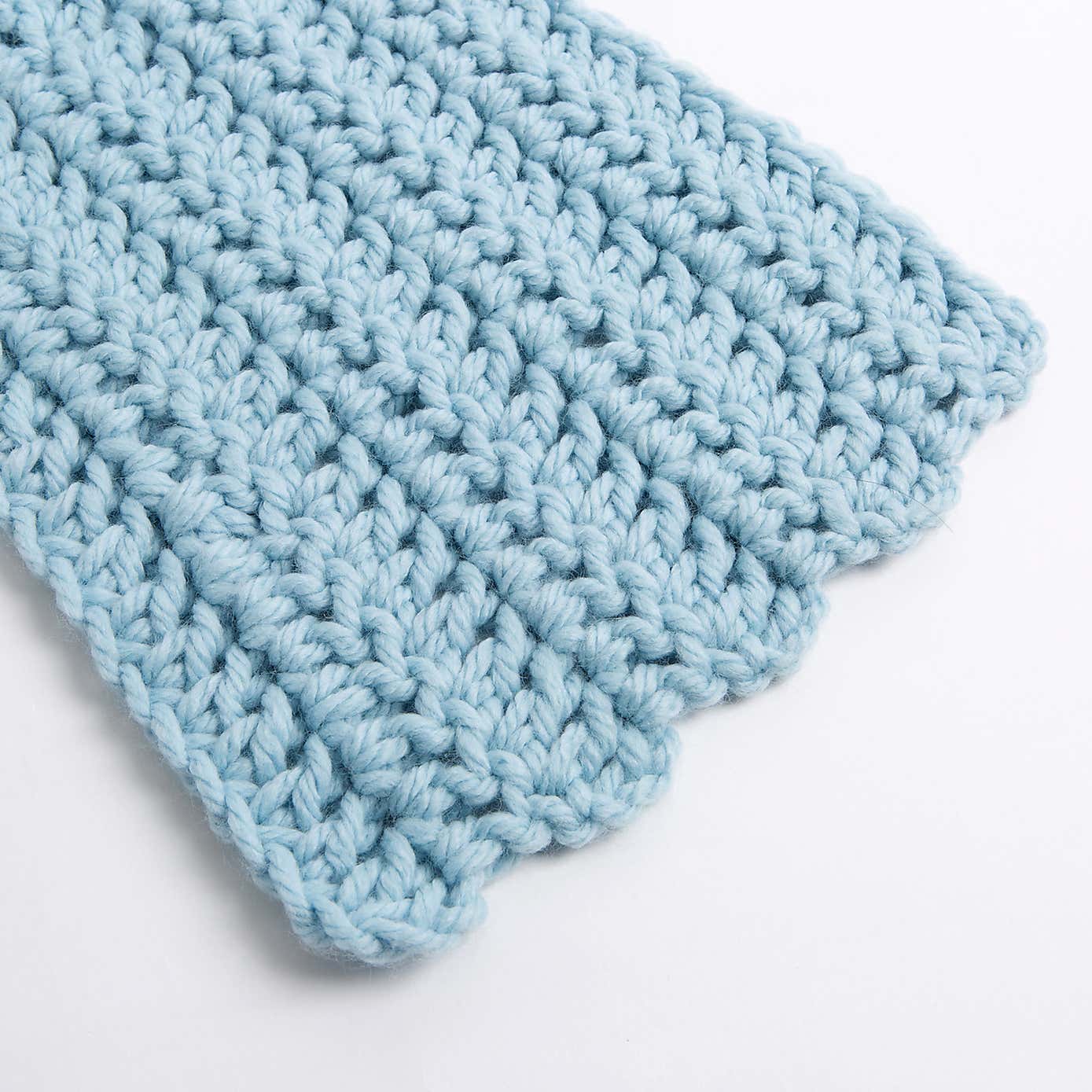 Wool Couture Beginners Blue Scarf Crochet Kit