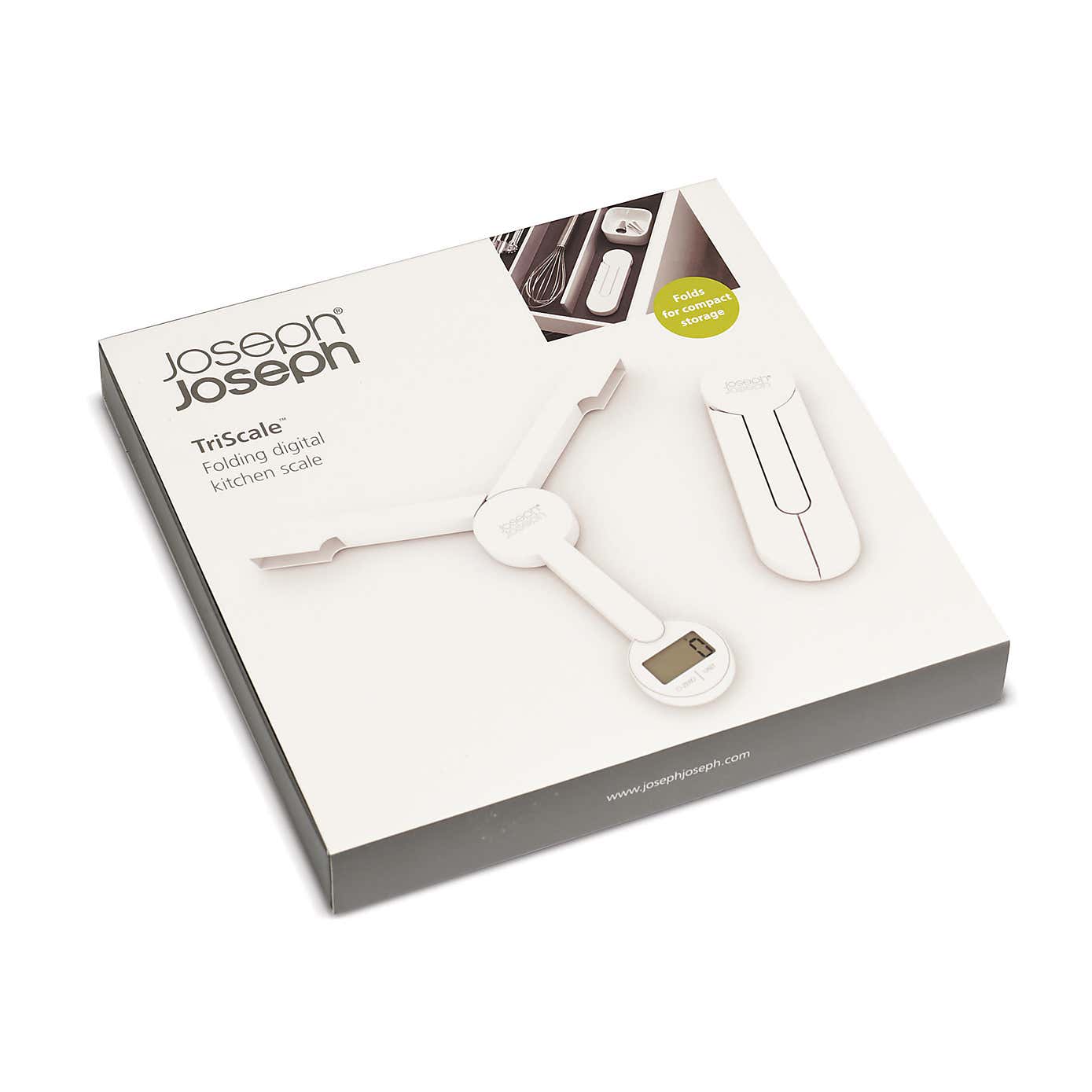 Joseph Joseph White Tri Kitchen Scale
