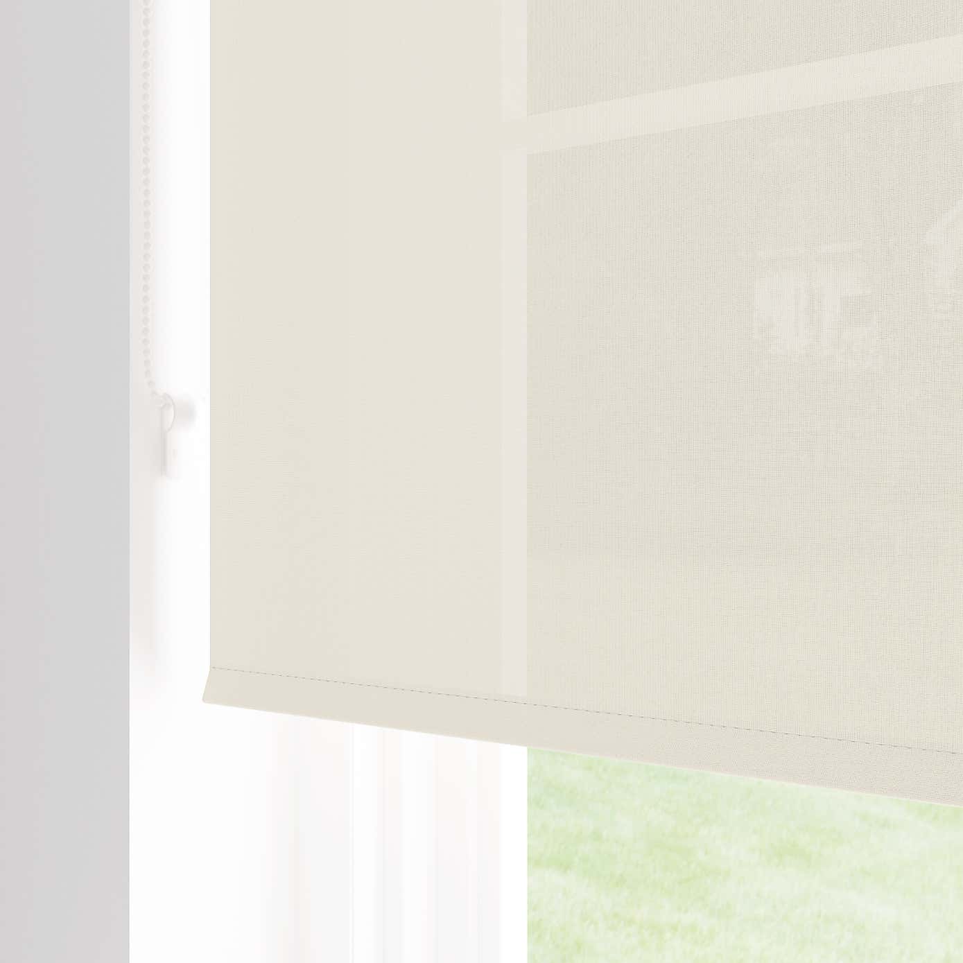 White Sheer Roller Blind