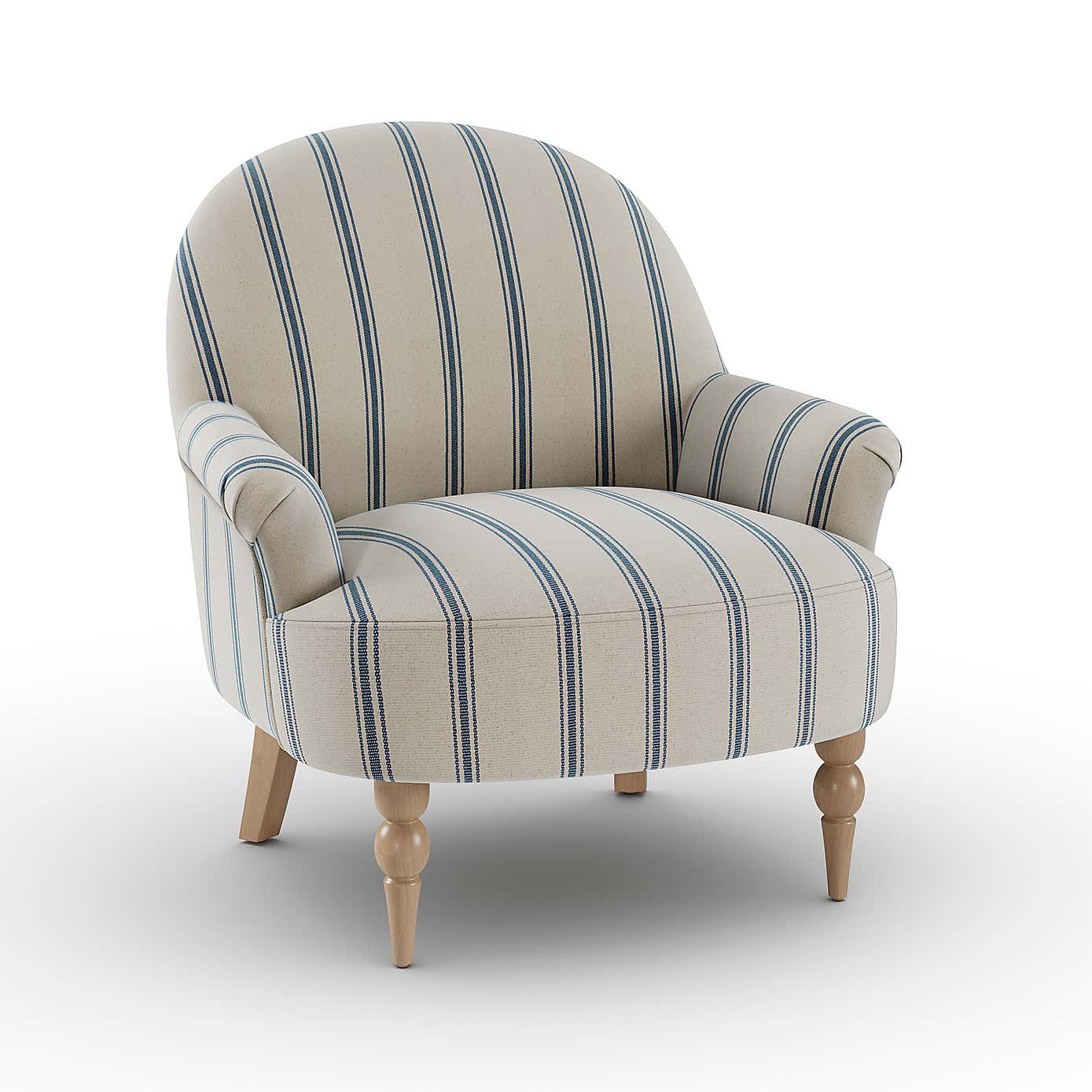 Petit Armchair, Folkstone Stripe