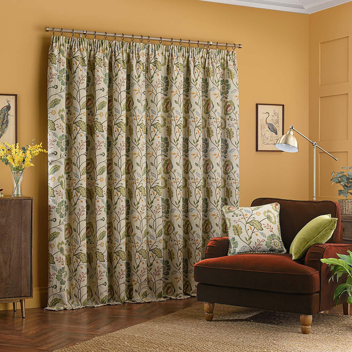 Lampasso Pencil Pleat Curtains