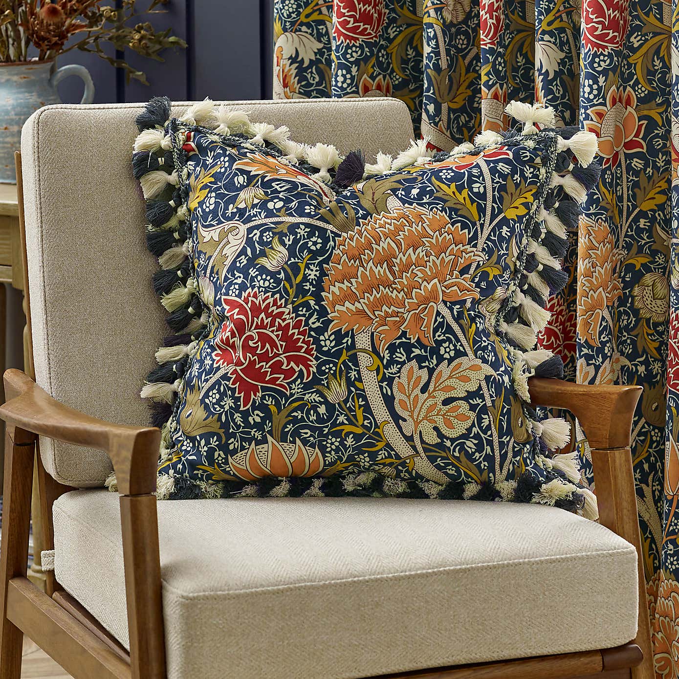 Morris & Co. Cray Square Cushion