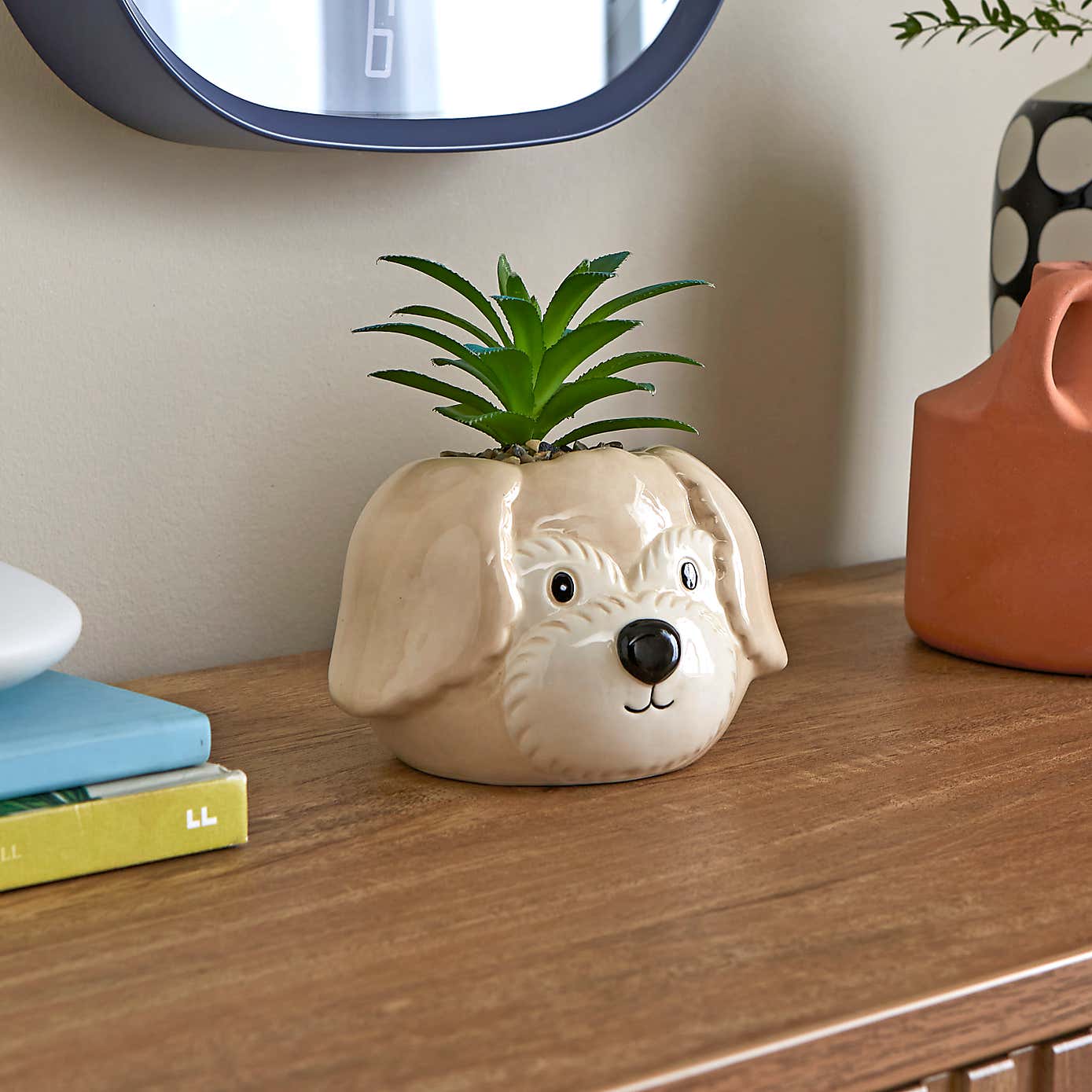 Artificial Plant in Dog Pot