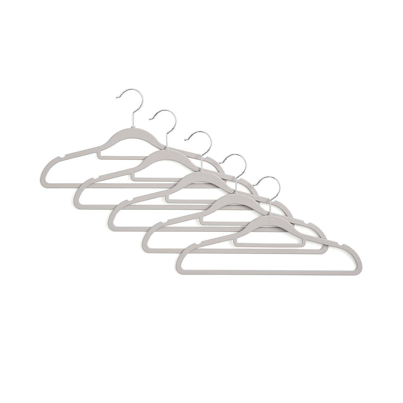 Pack of 5 Non Slip Hangers