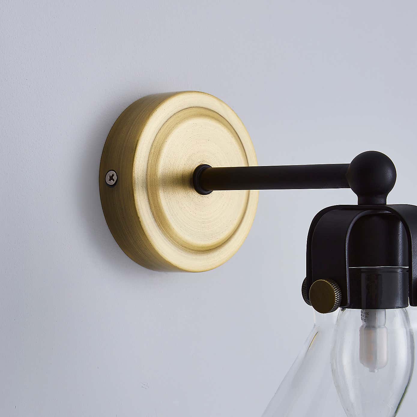 Paulson Bathroom Wall Light Antique Brass