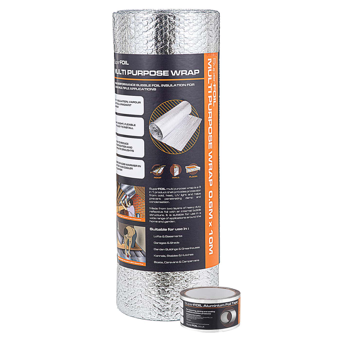 SuperFOIL Multipurpose Insulation and Foil Tape Set