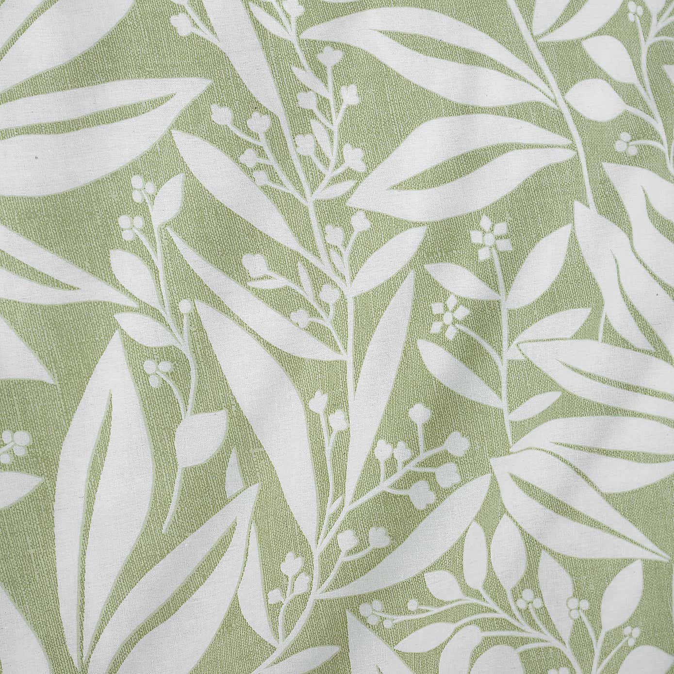 Catherine Lansfield Sorrel Leaves Reversible Duvet Cover & Pillowcase Set