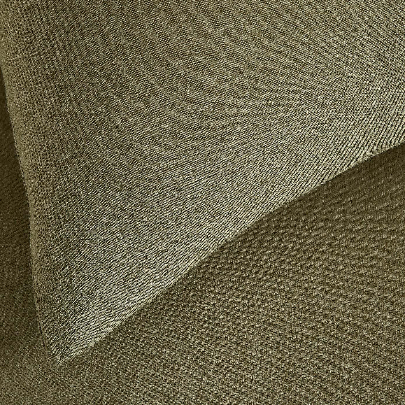 Elements Cotton Jersey Plain Standard Pillowcase​ Pair