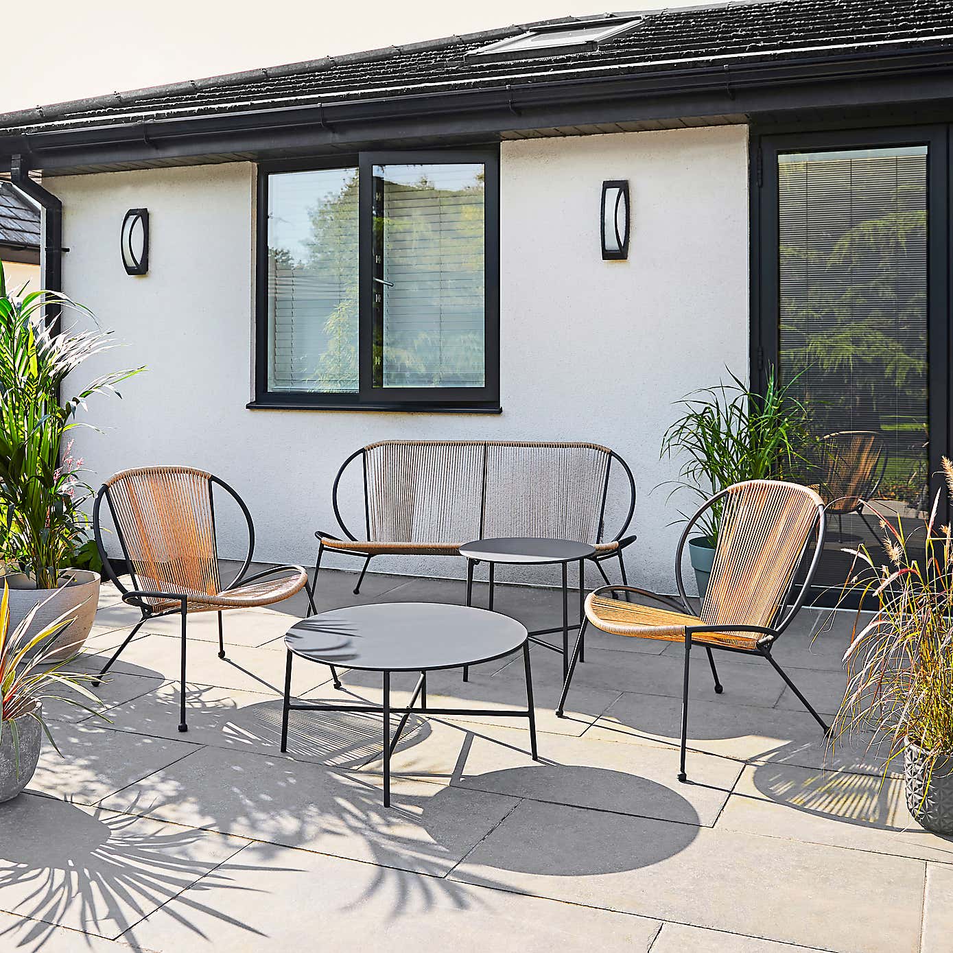 Santorini 4 Seater Conversation Set