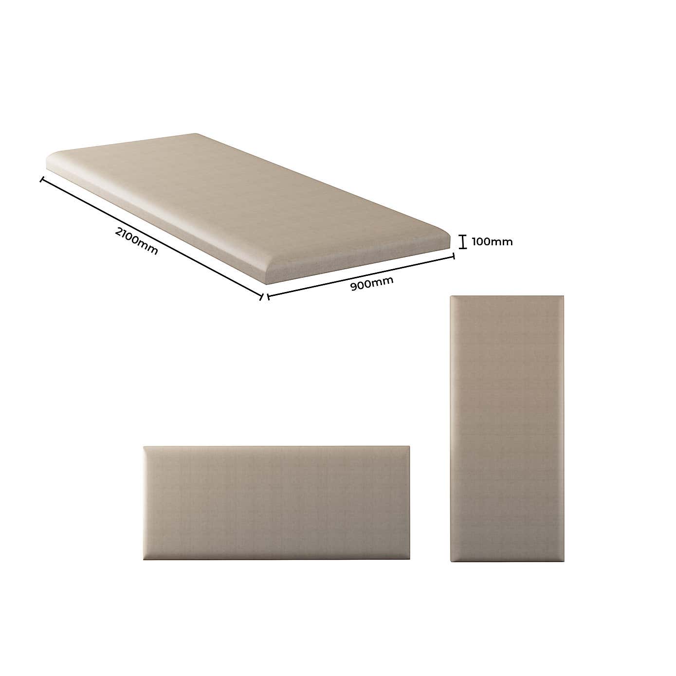 Hanging Wall Panel Dual Mount Eire Linen Headboard