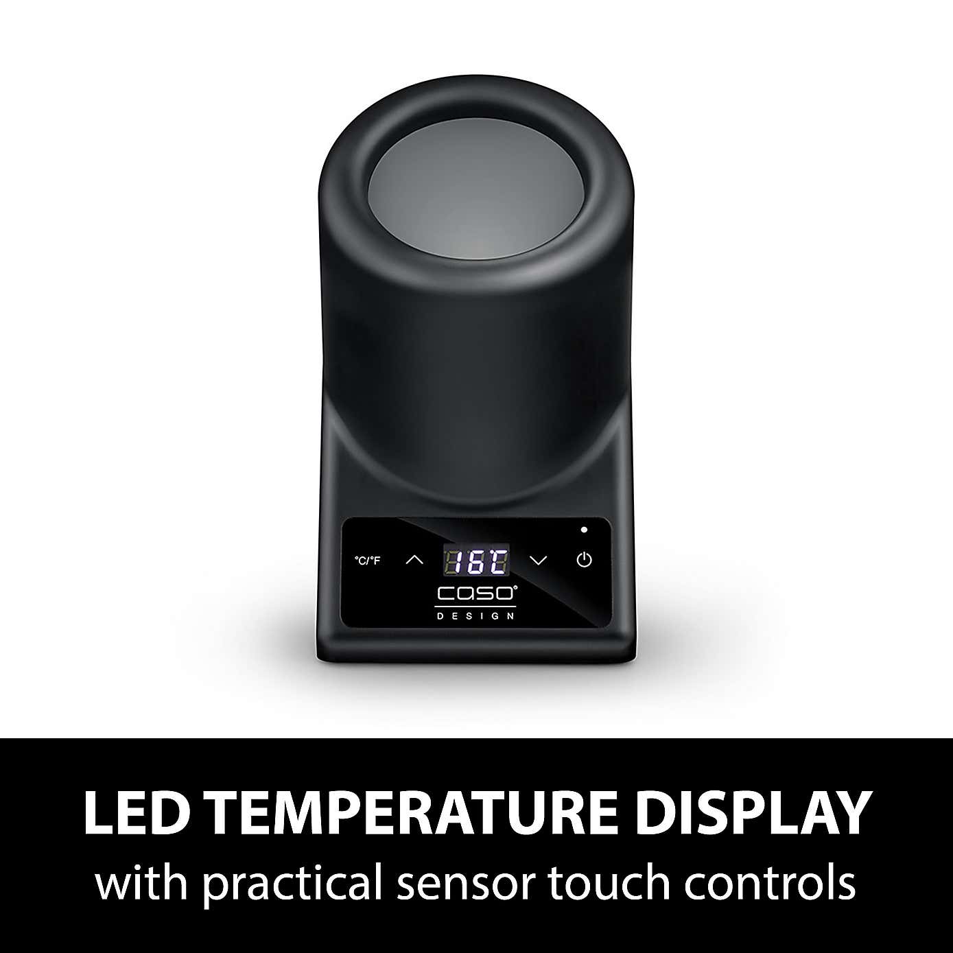 Caso Tabletop Wine Cooler, Black