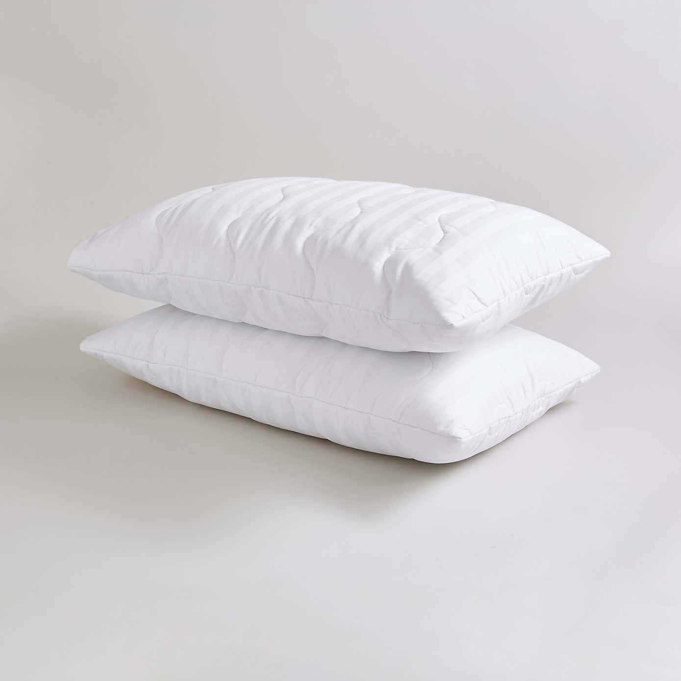 Hotel Pack of 2 Luxury Cotton Anti Allergy Pillow Protectors