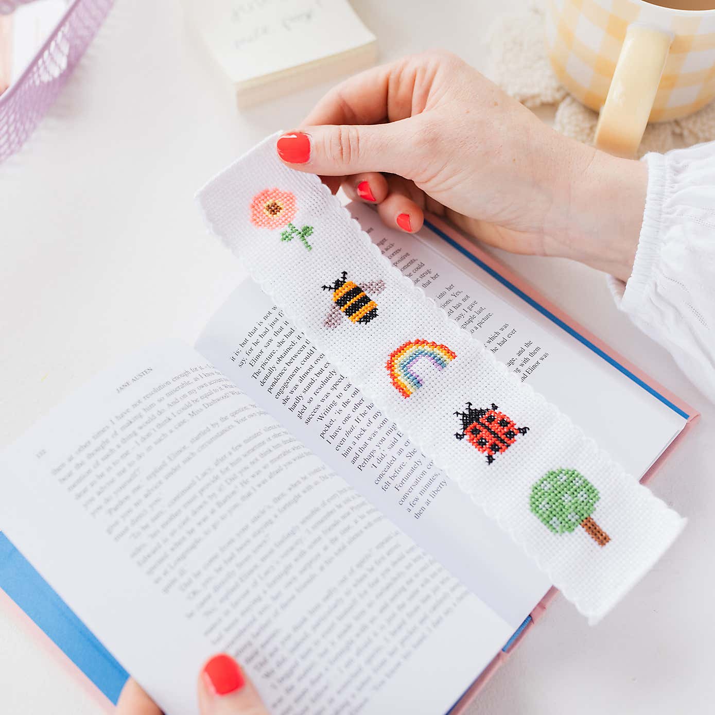 Cotton Clara Nature Bookmark Cross Stitch Kit