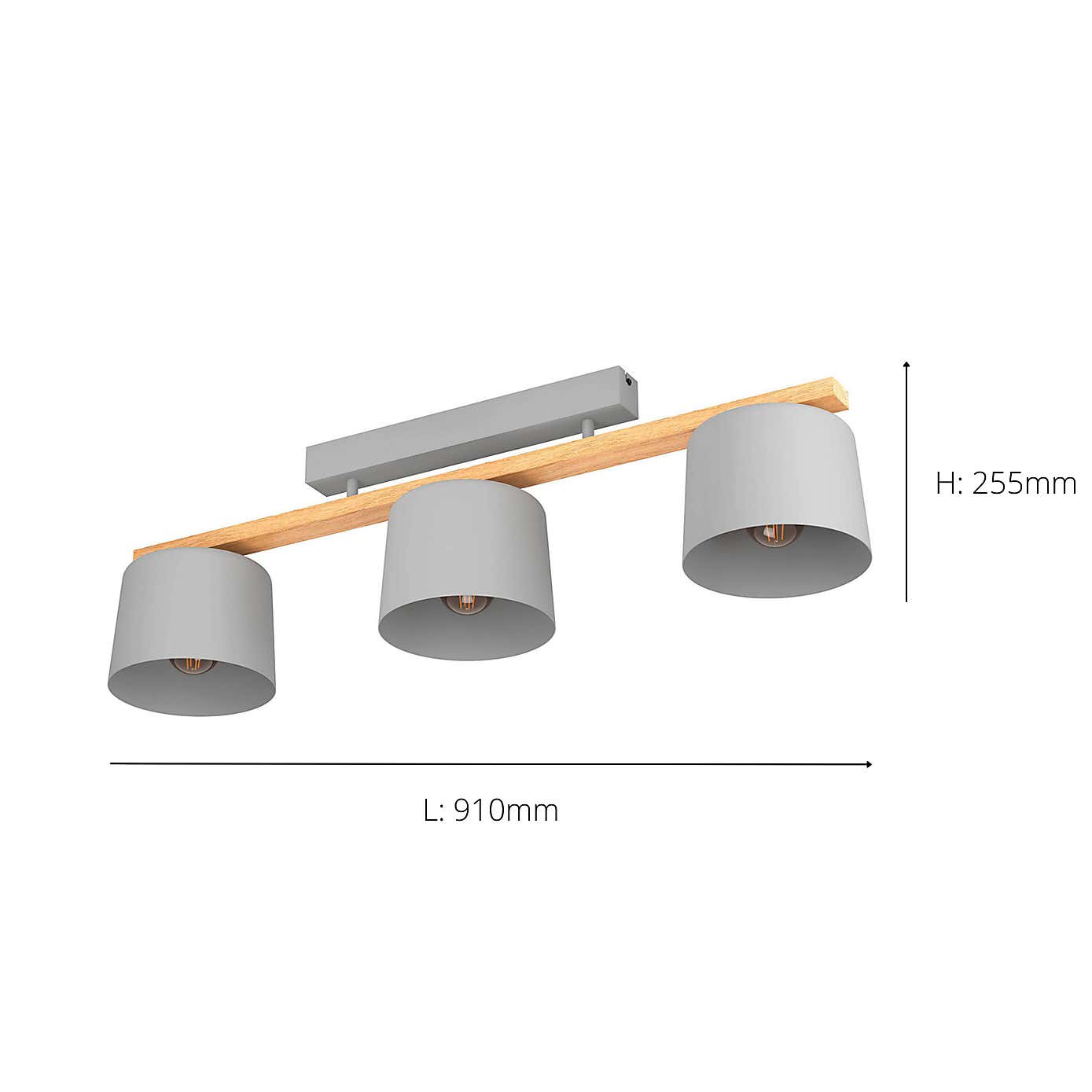 EGLO Mariel 3-Light Ceiling Fixture