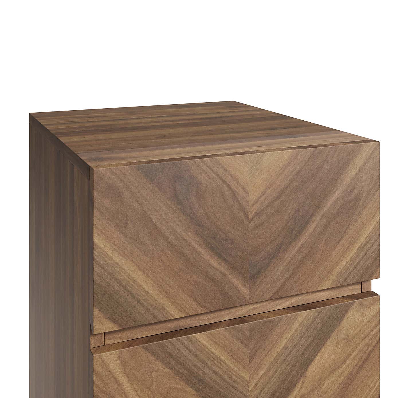 Taranto 3 Drawer Bedside Table Euro Oak