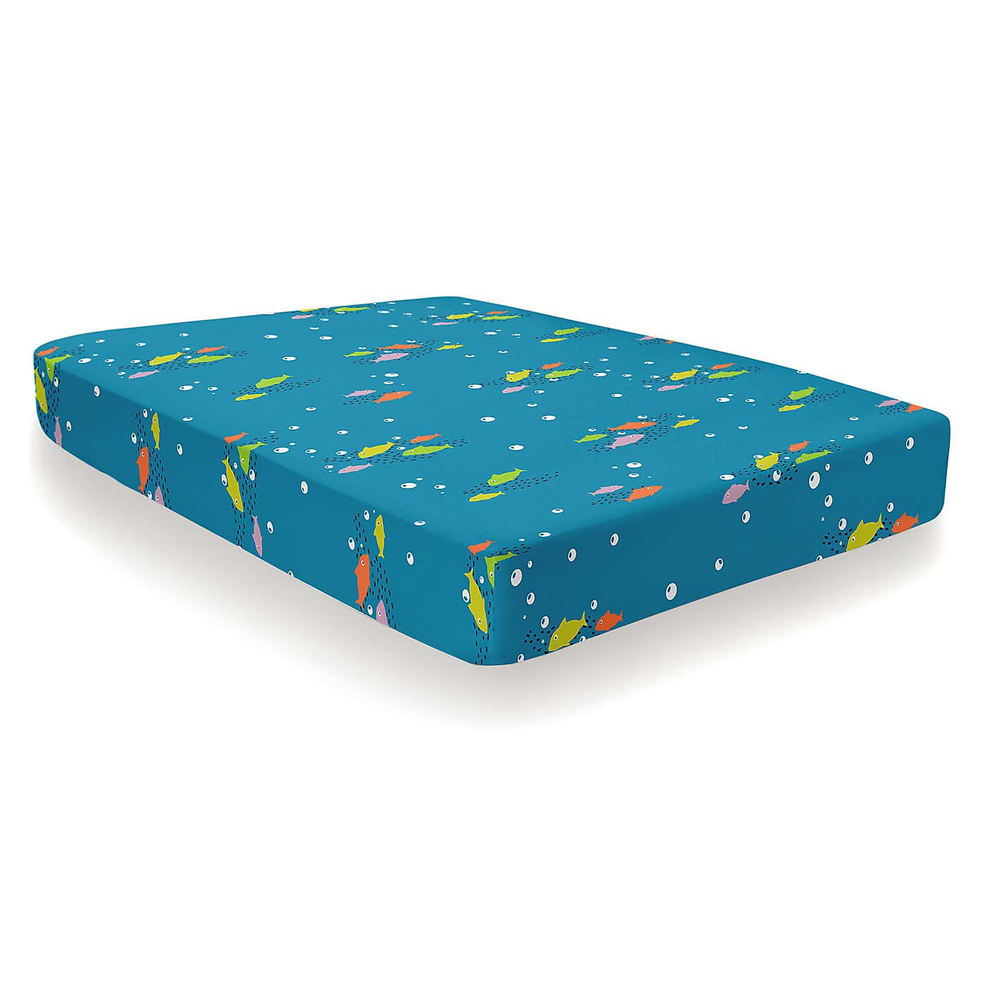 Sealife Multicoloured Single Fitted Sheet