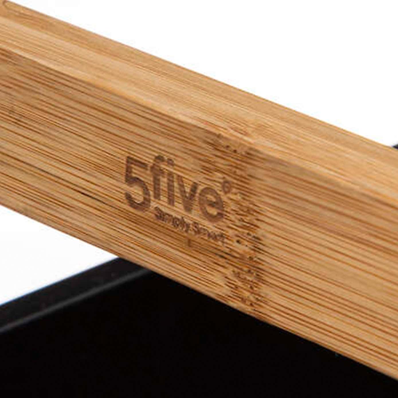 Narrow Bamboo 3 Tier Bathroom Trolley