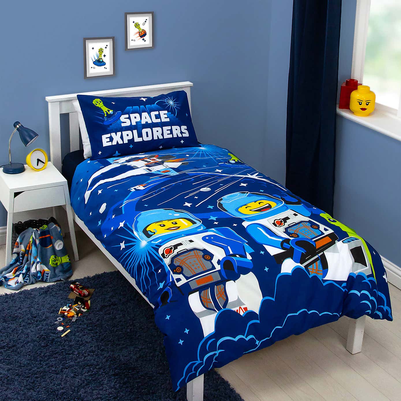 Lego City Single Duvet Cover and Pillowcase Set