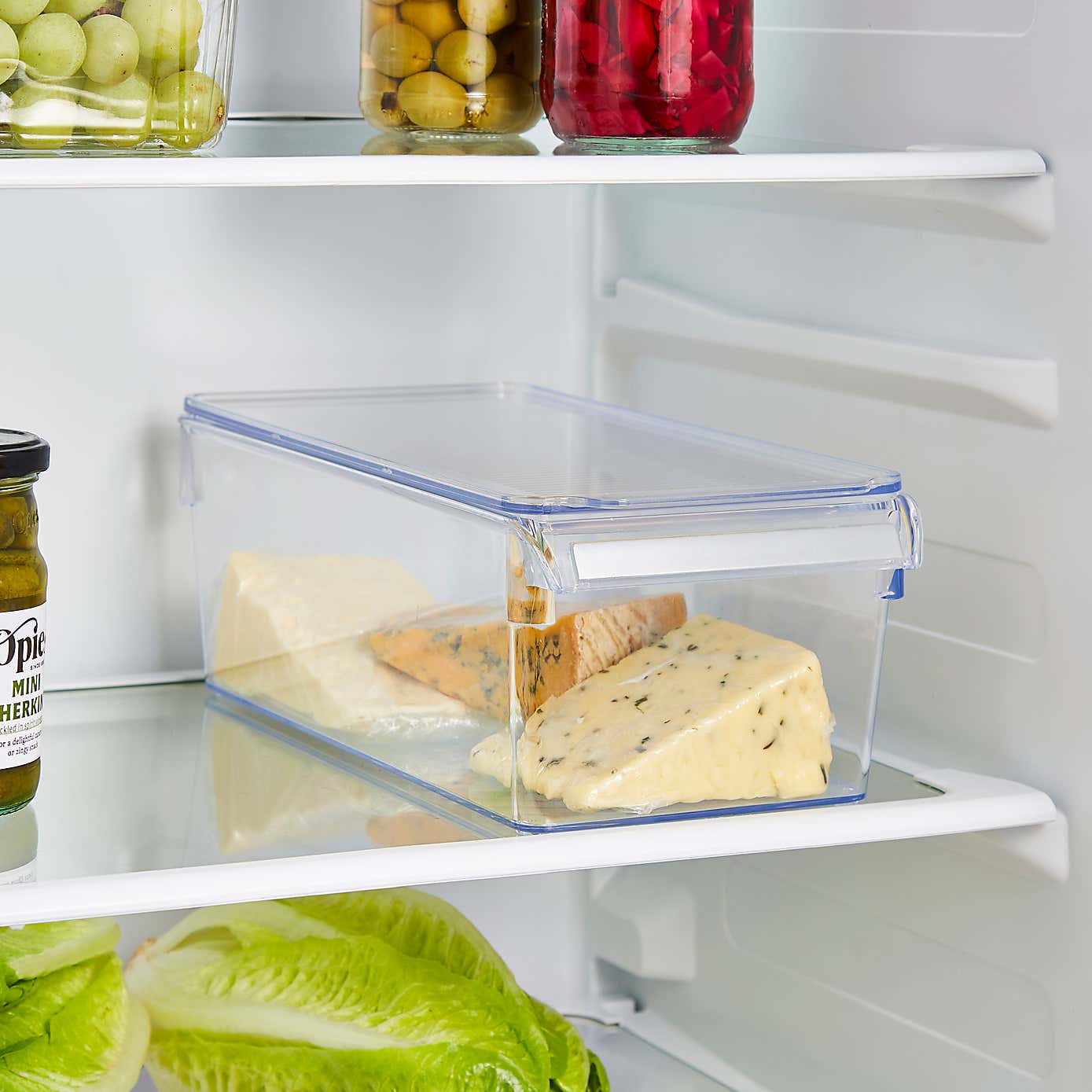 Food Storage Organizer With Lid