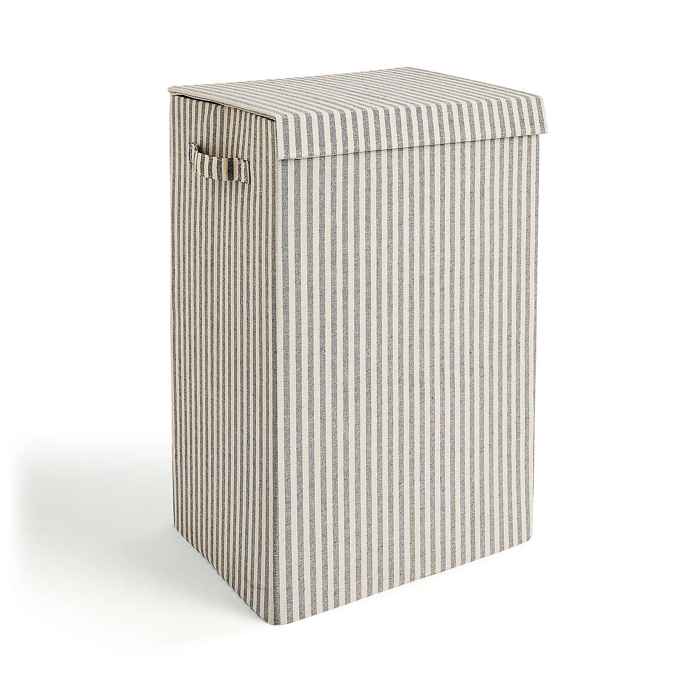 Coastal Stripe Laundry Basket